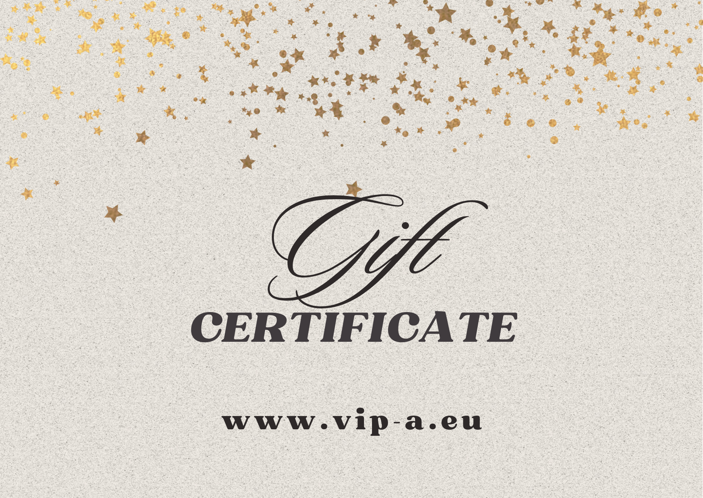 The Gift of Confidence and Elegance – V.I.P.A Gift Card