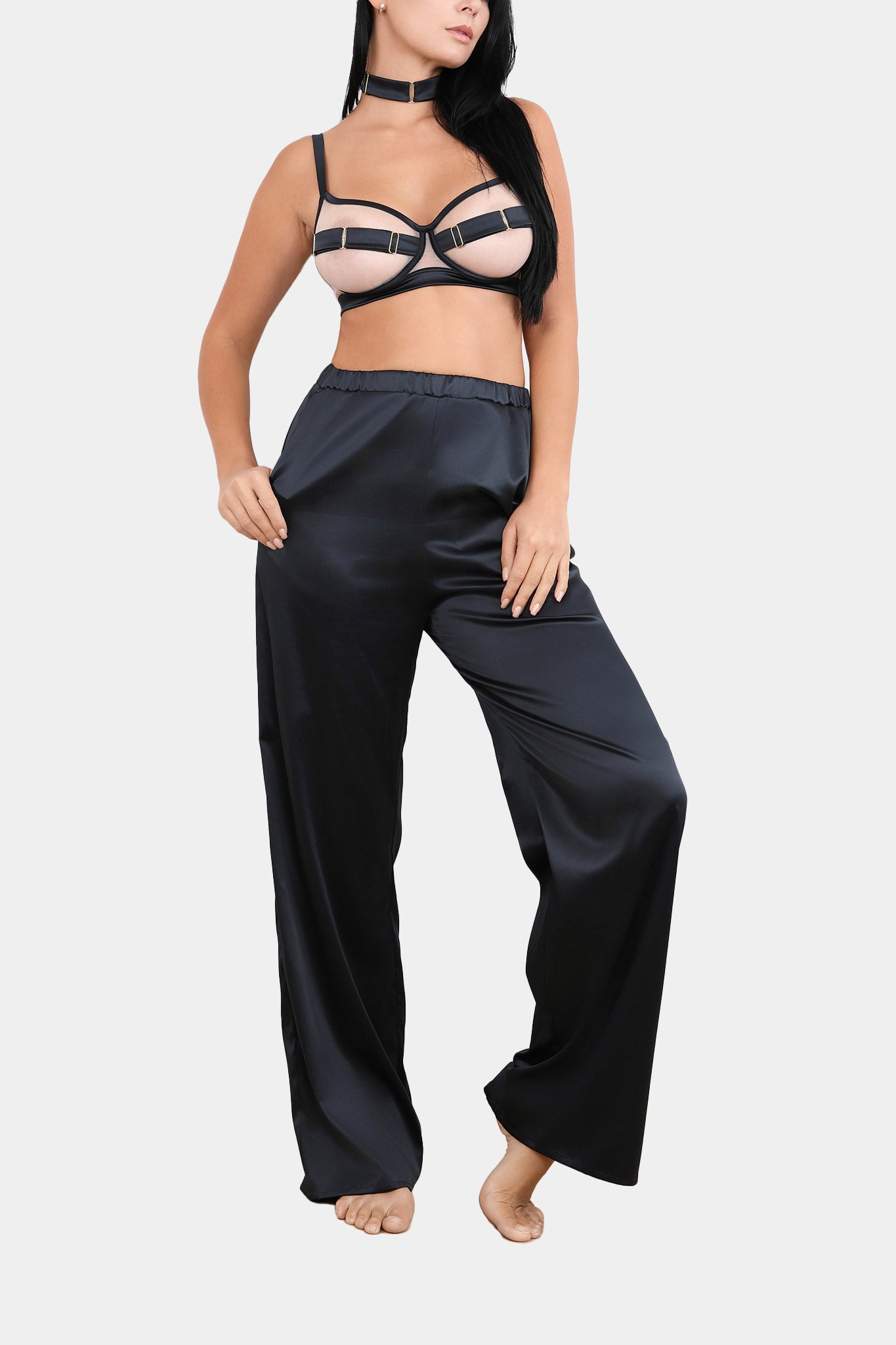 PANTS - ROYAL SAPPHIRE - BLACK