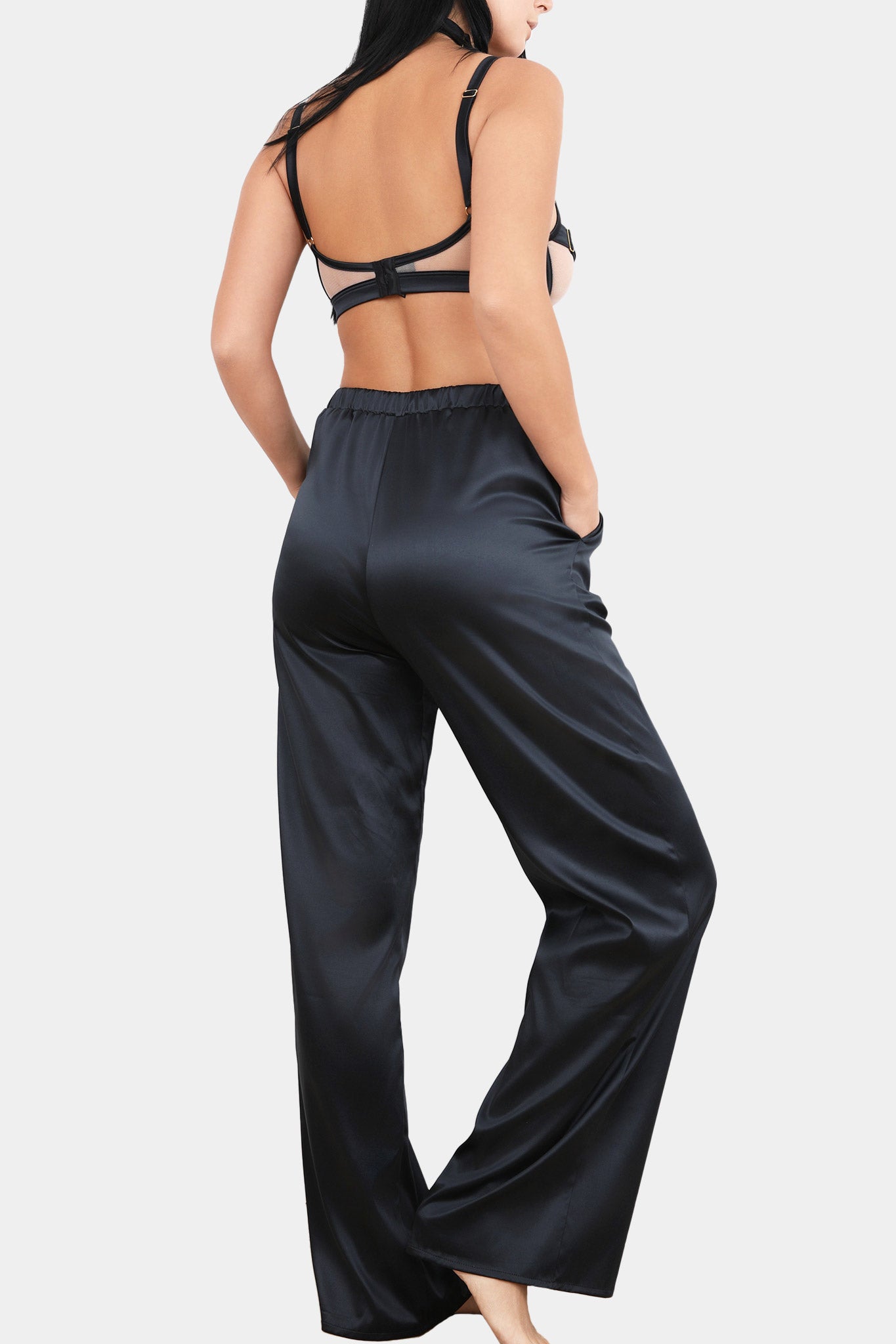 PANTS - ROYAL SAPPHIRE - BLACK