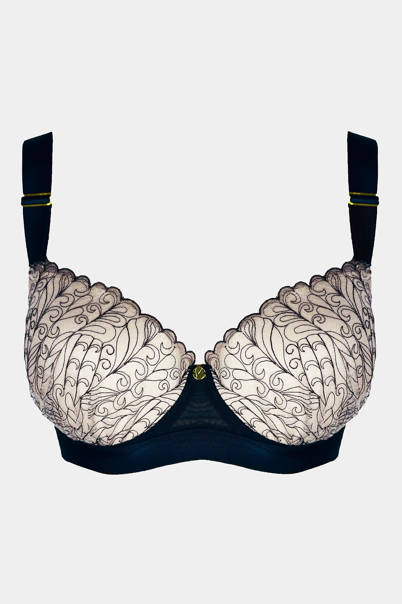 ERIDA - BLACK - BRA PUSH-UP