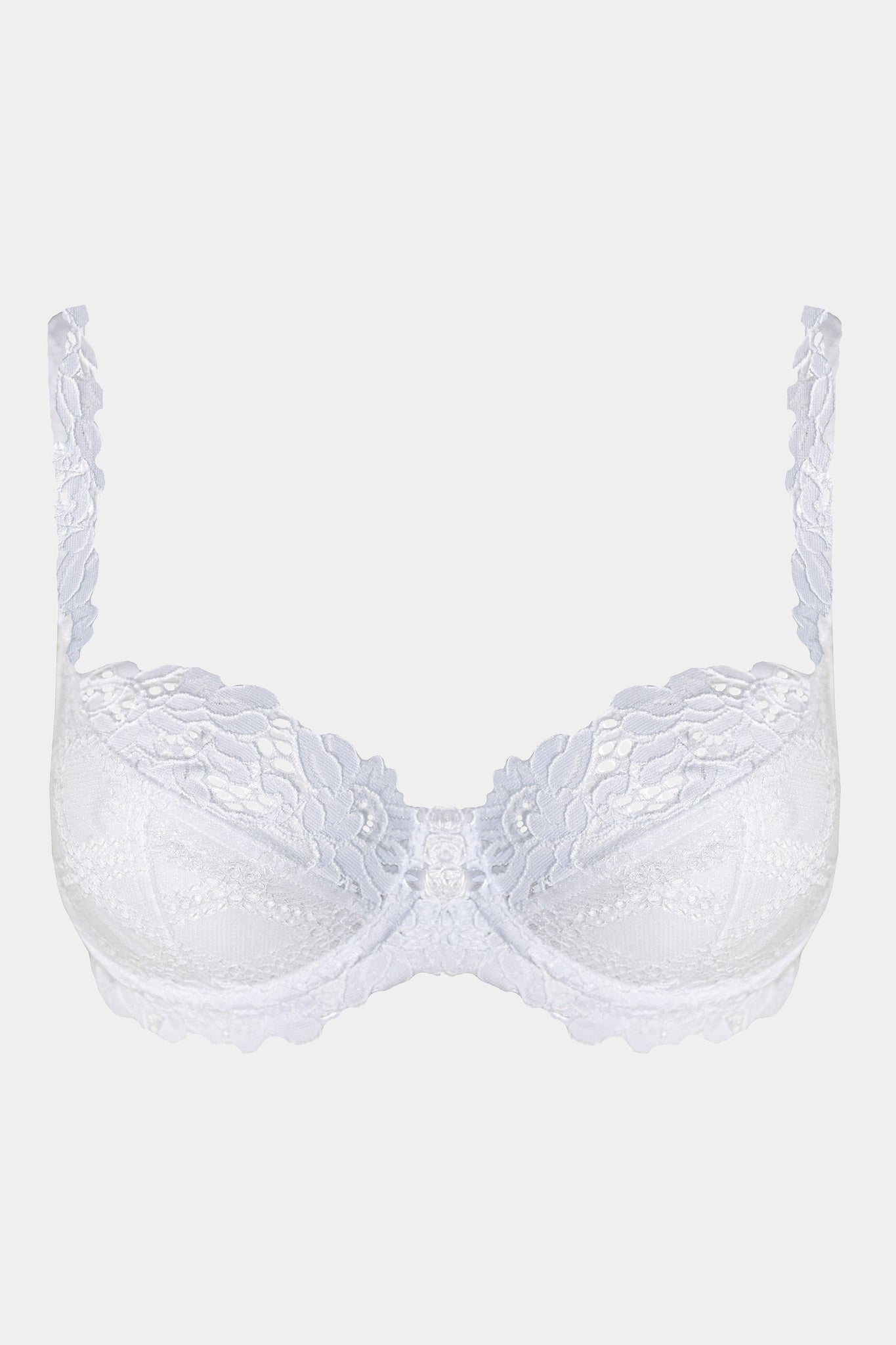 Daniella - White - Underwire soft cup bra