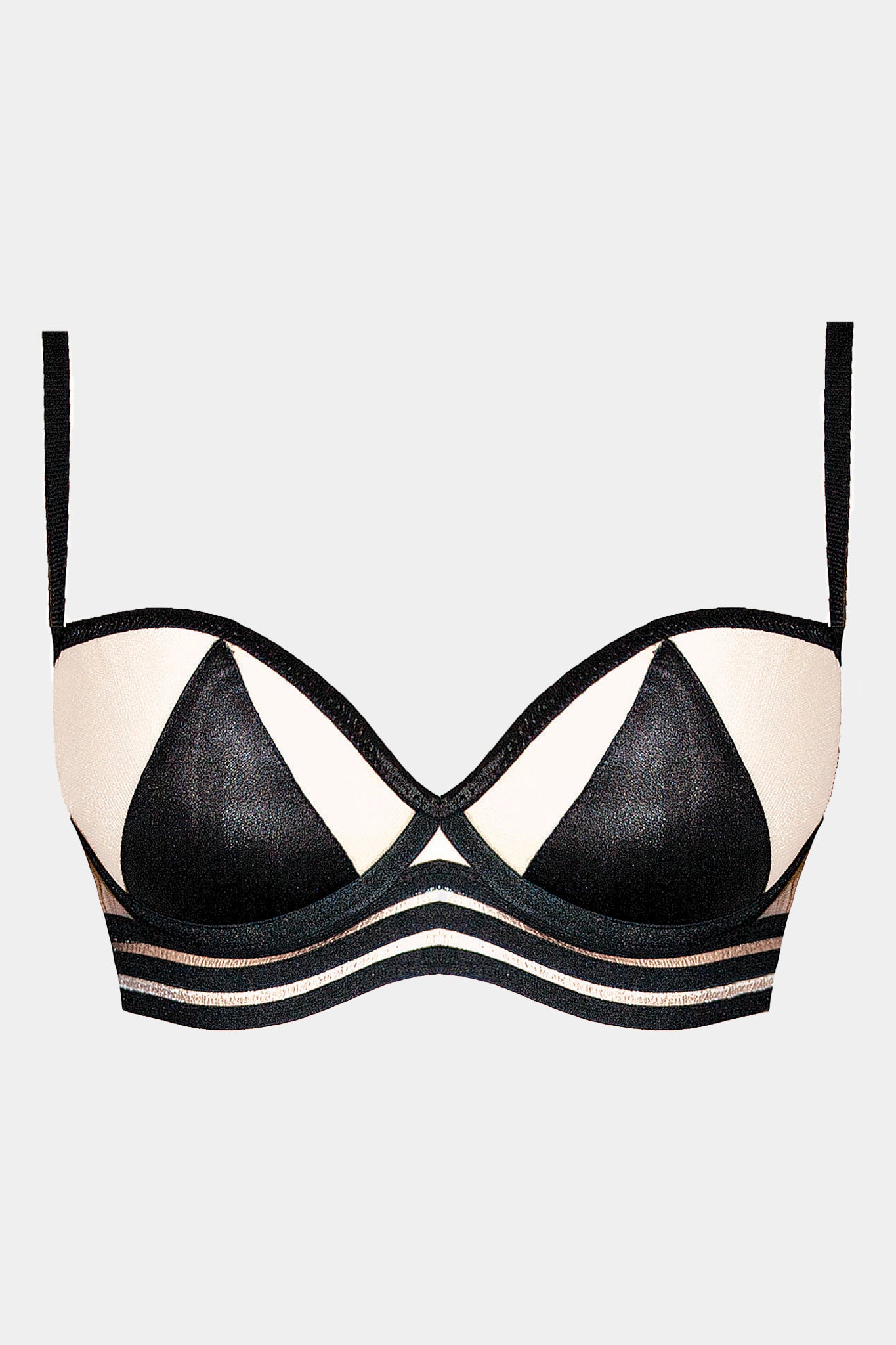 Aphrodite - Black - Push-up bra
