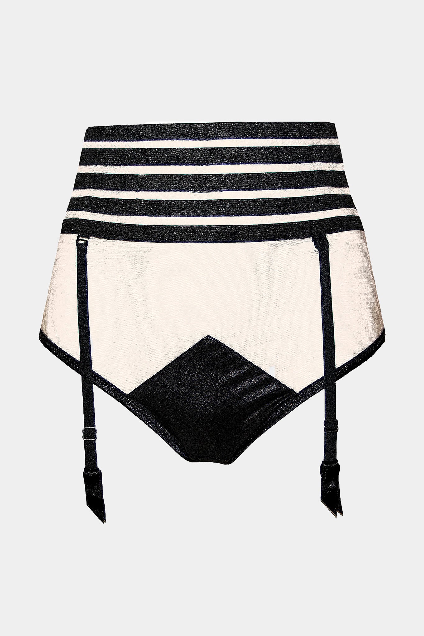 APHRODITE - BLACK - HIGH-WAIST PANTY