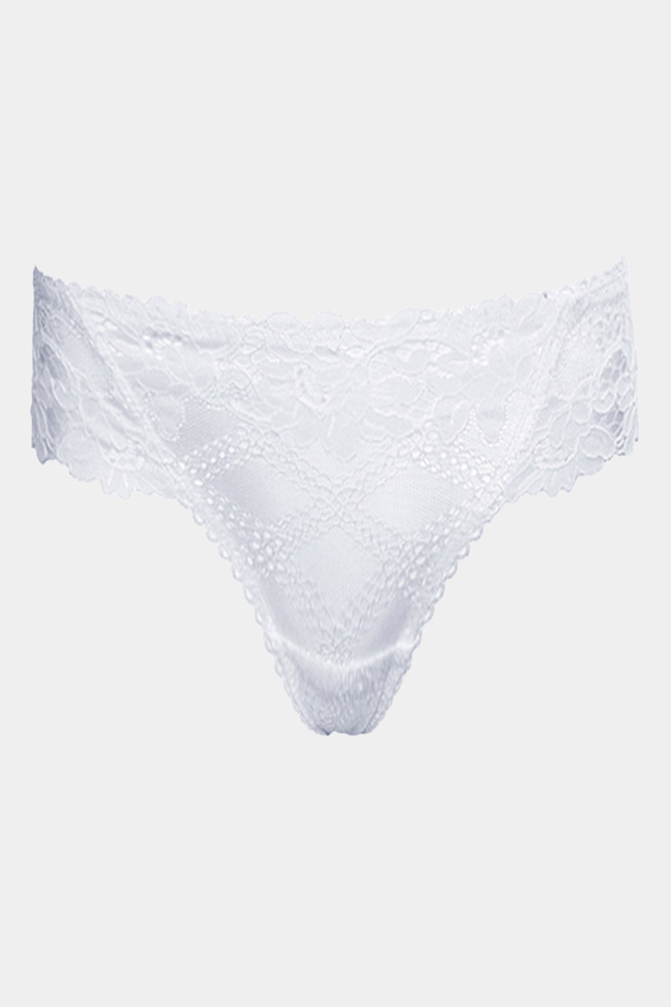 Daniella - White - Elegant thong