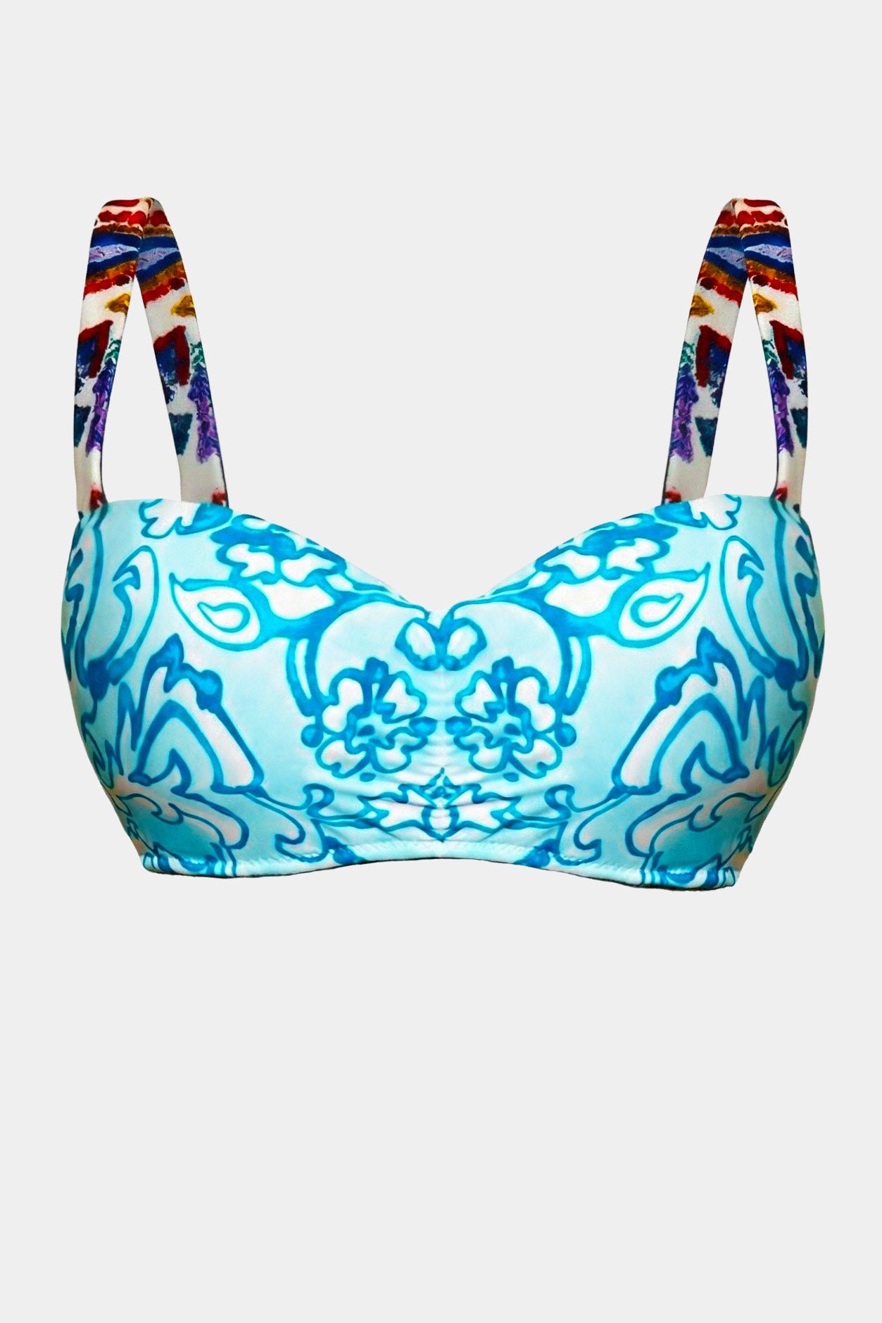 Ocean Blue – Print – Swimwear Balconette Bra