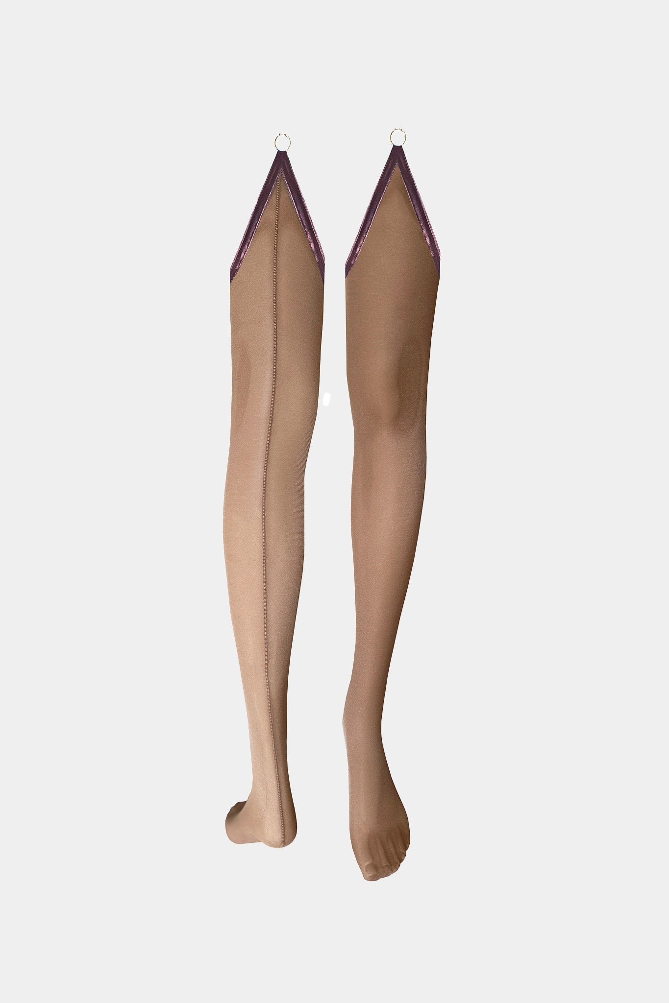 STOCKINGS - TIFFANY - PLUM
