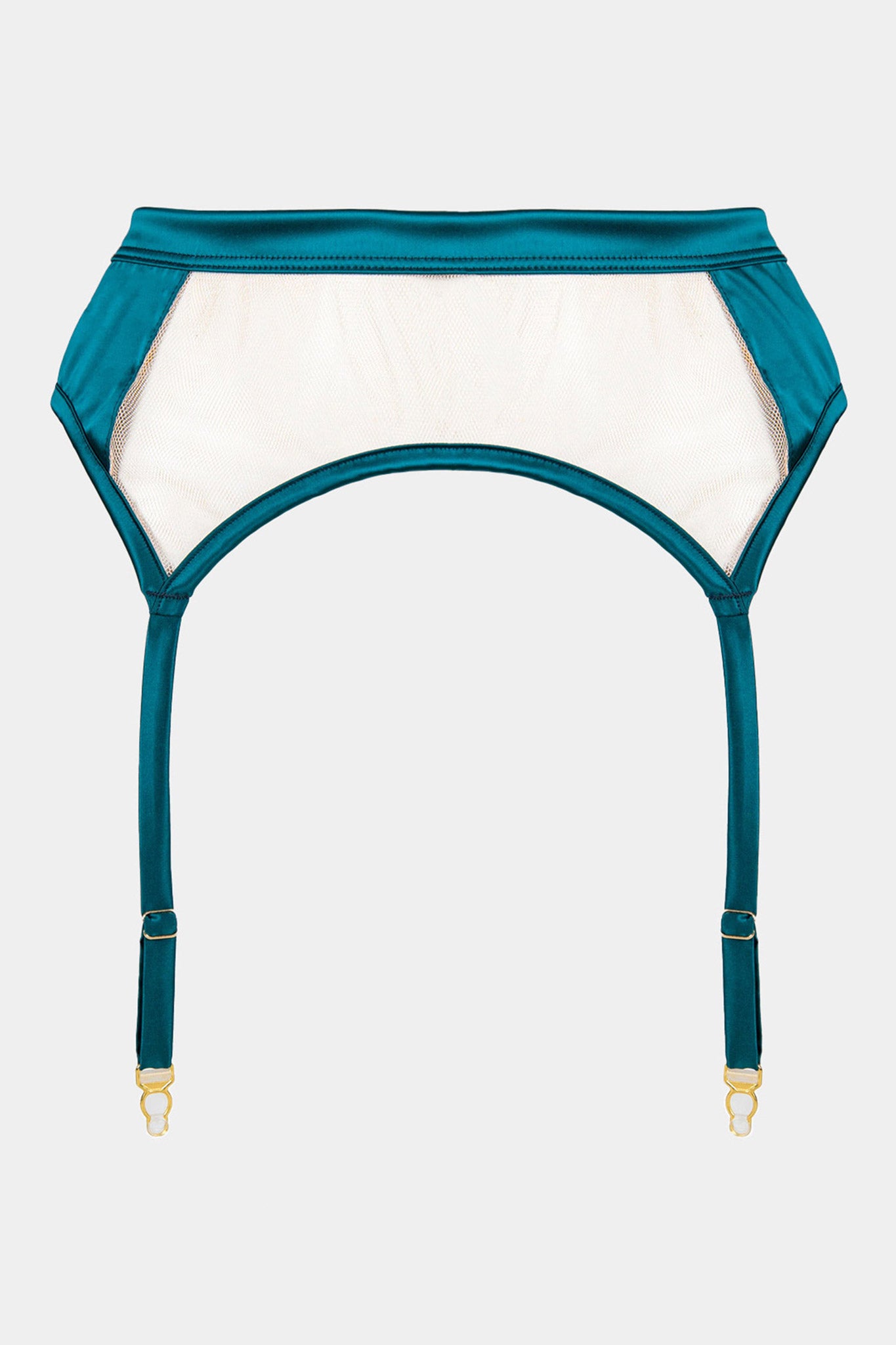 SUSPENDER BELT - ROYAL SAPPHIRE - GREEN
