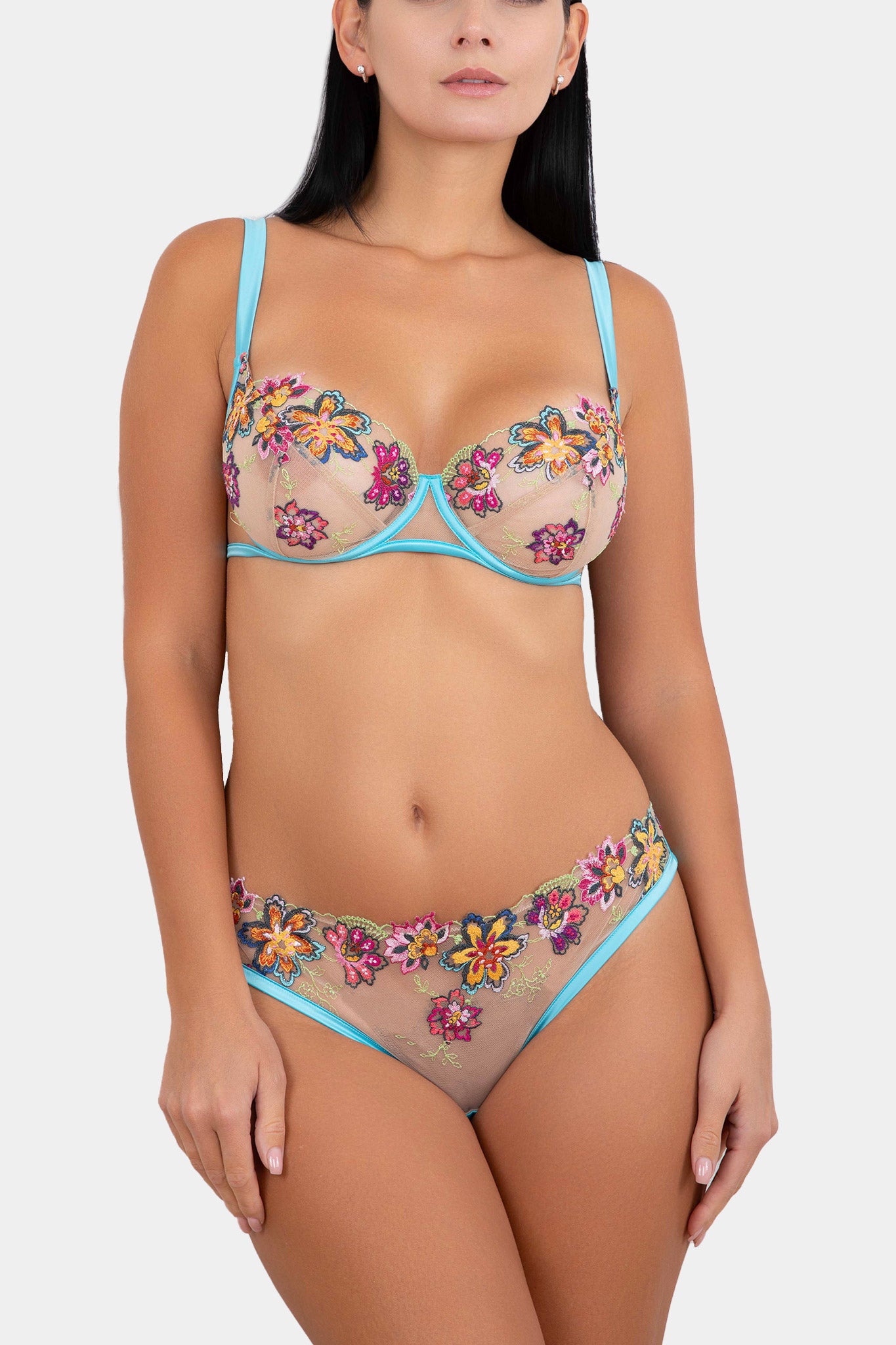 SOFT CUP BRA - SUMMER SOUL - BLUE