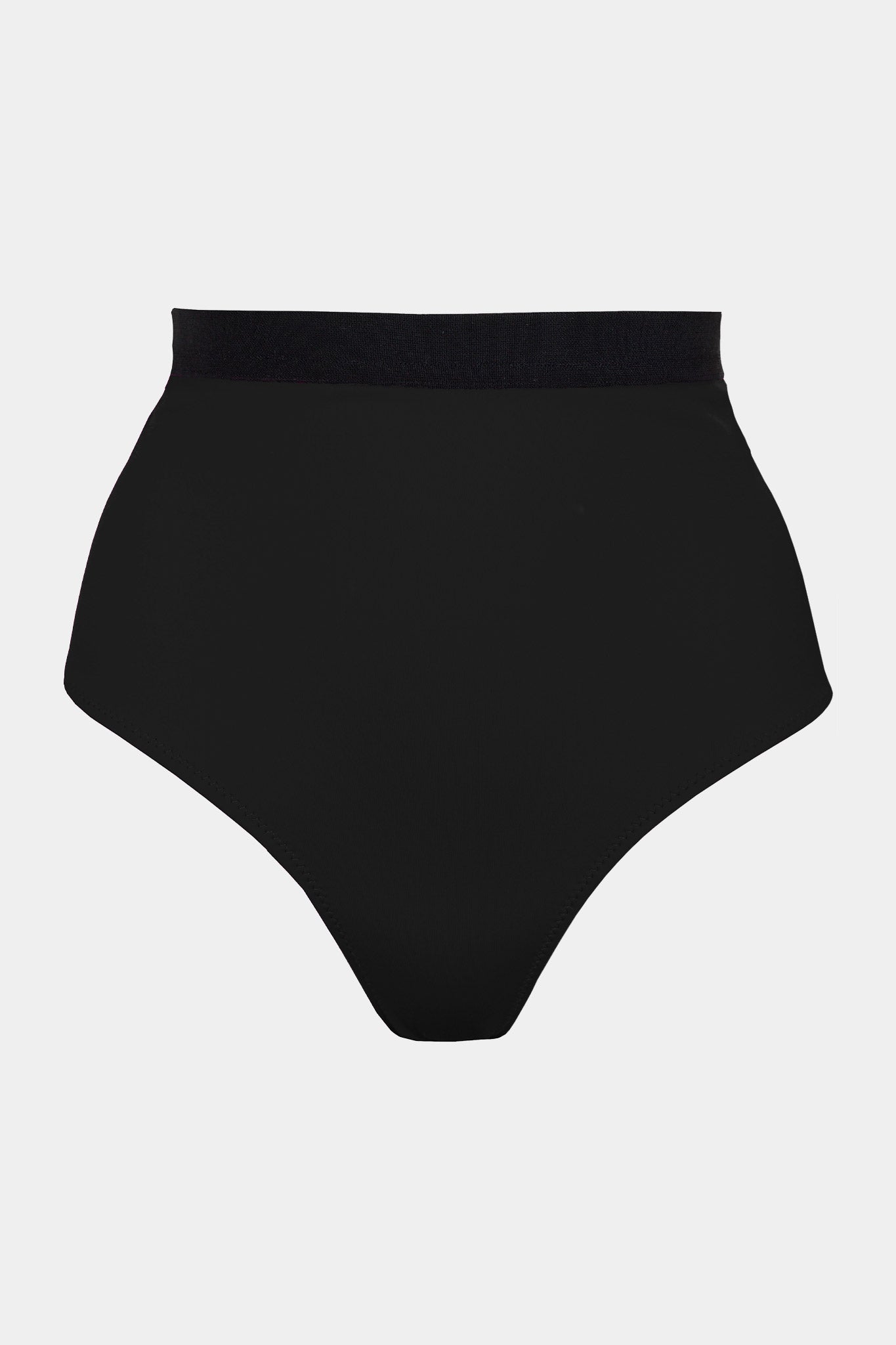 HIGH WAISTED PANTY SWIM - BLOSSOM - BLACK