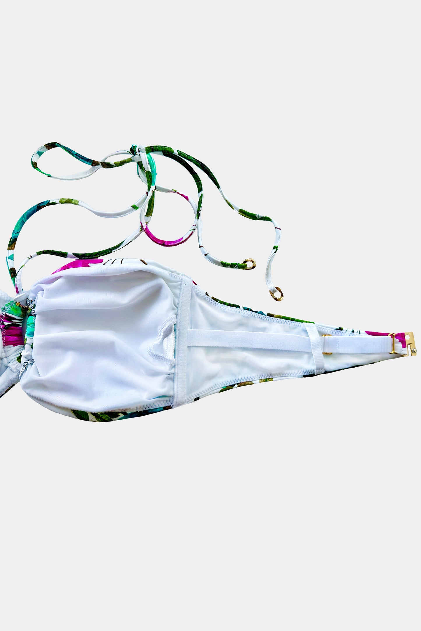 BALCONETTE BRA SWIM - ROSALINDA - WHITE PRINT