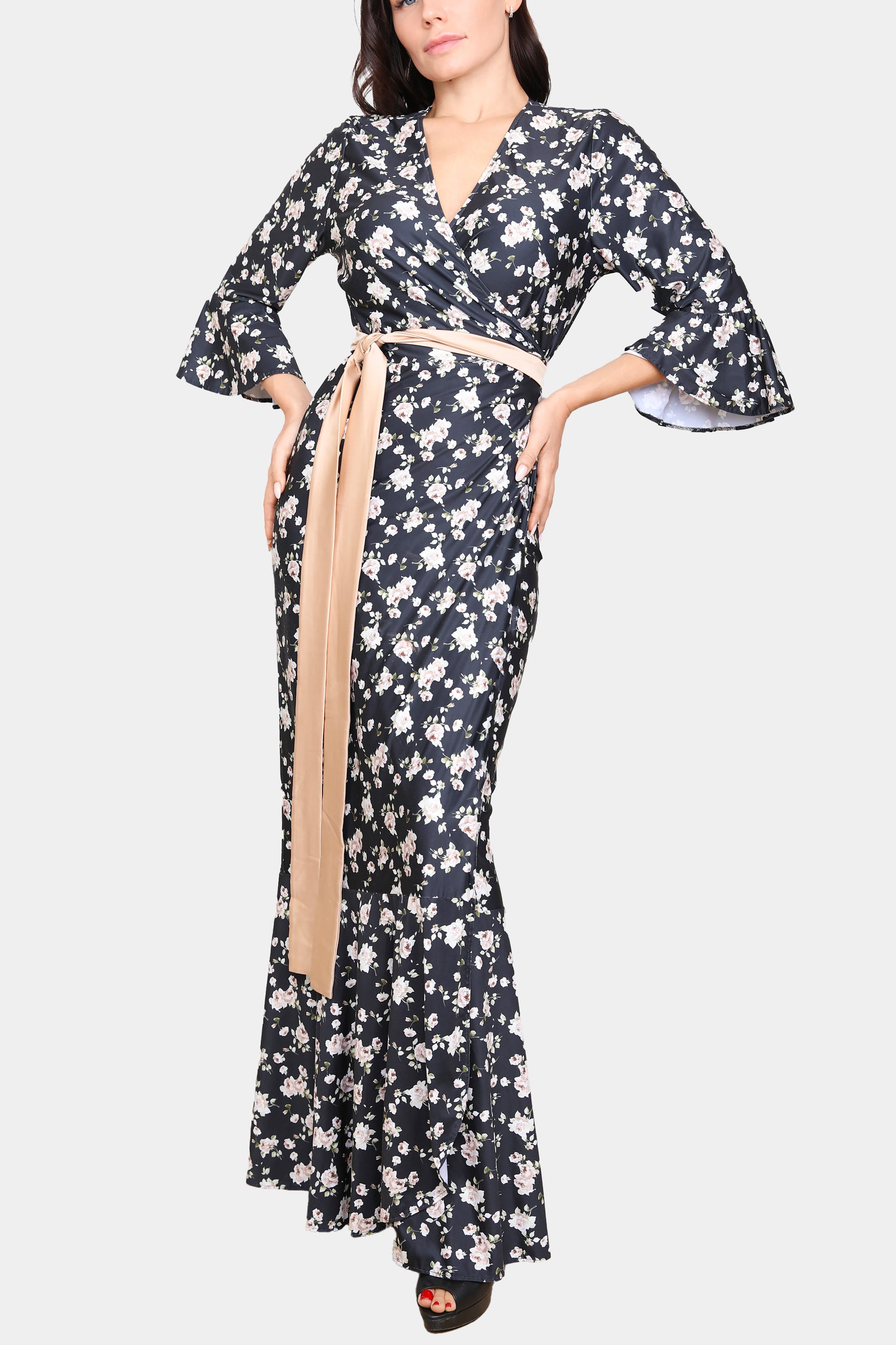 Jasmine - Print - Kimono dress