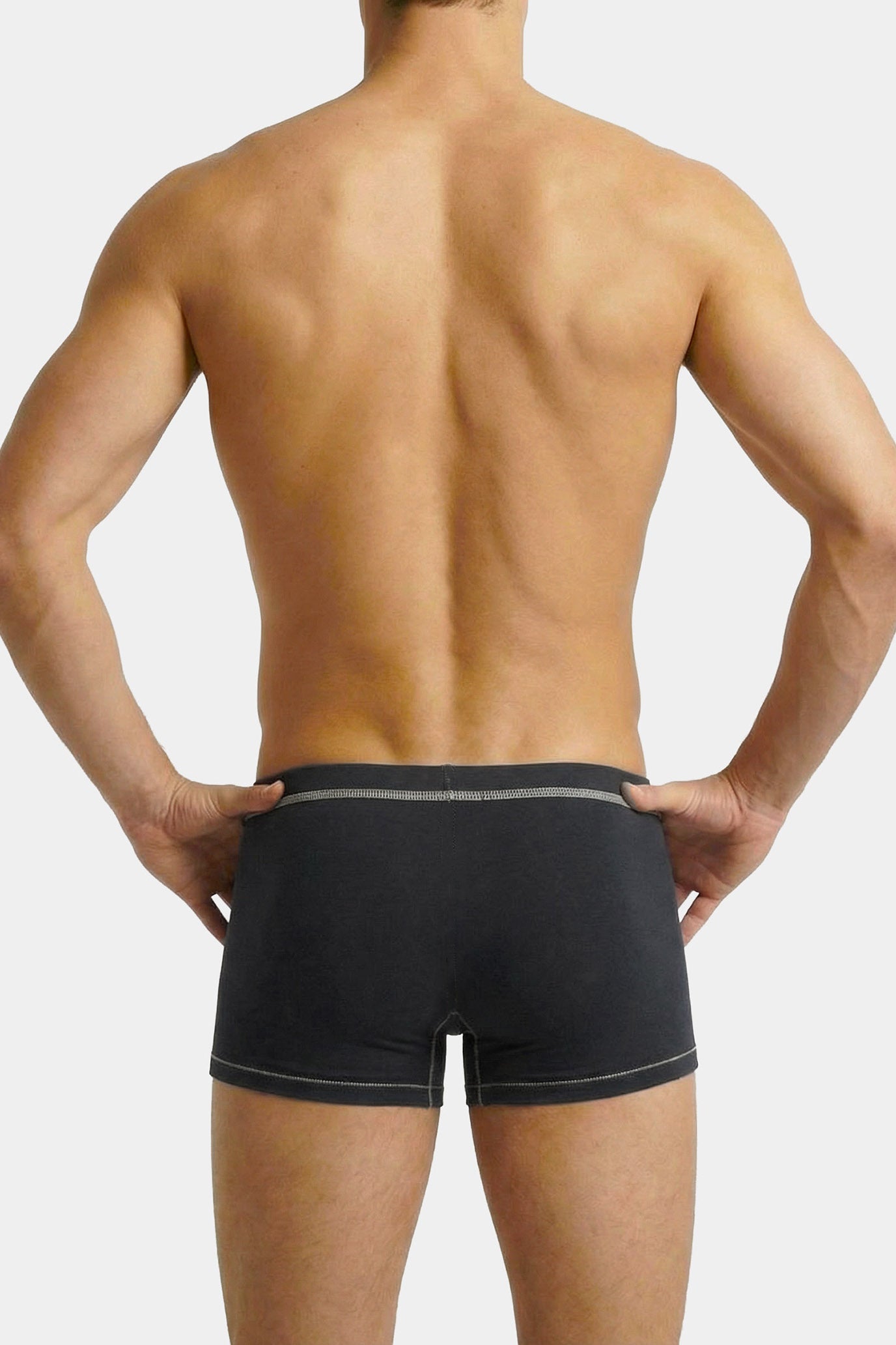 Man Boxer - Чёрный - Мужские боксеры из натуральной вискозы