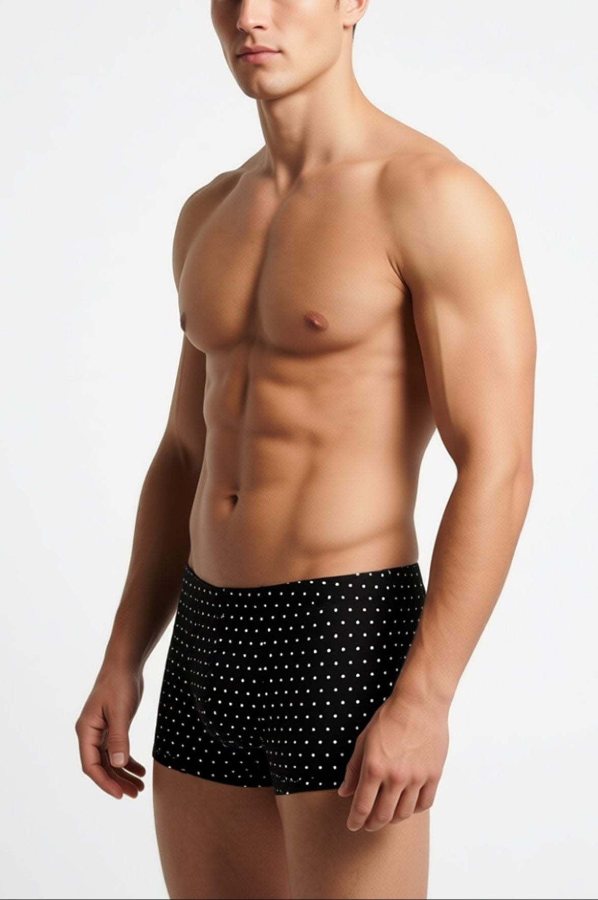 Man Boxer - Чёрный - Мужские боксеры из натуральной вискозы