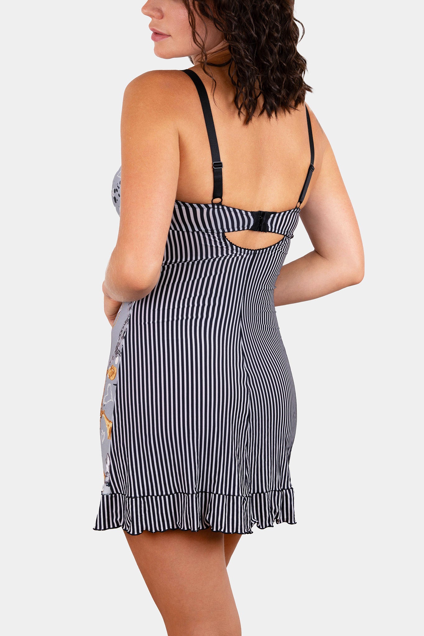 NIGHT DRESS - ANNA - GREY