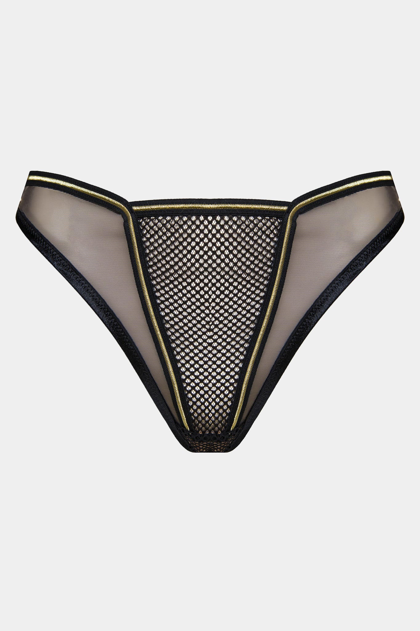 PANTY - BLACK QUEEN - BLACK GOLD