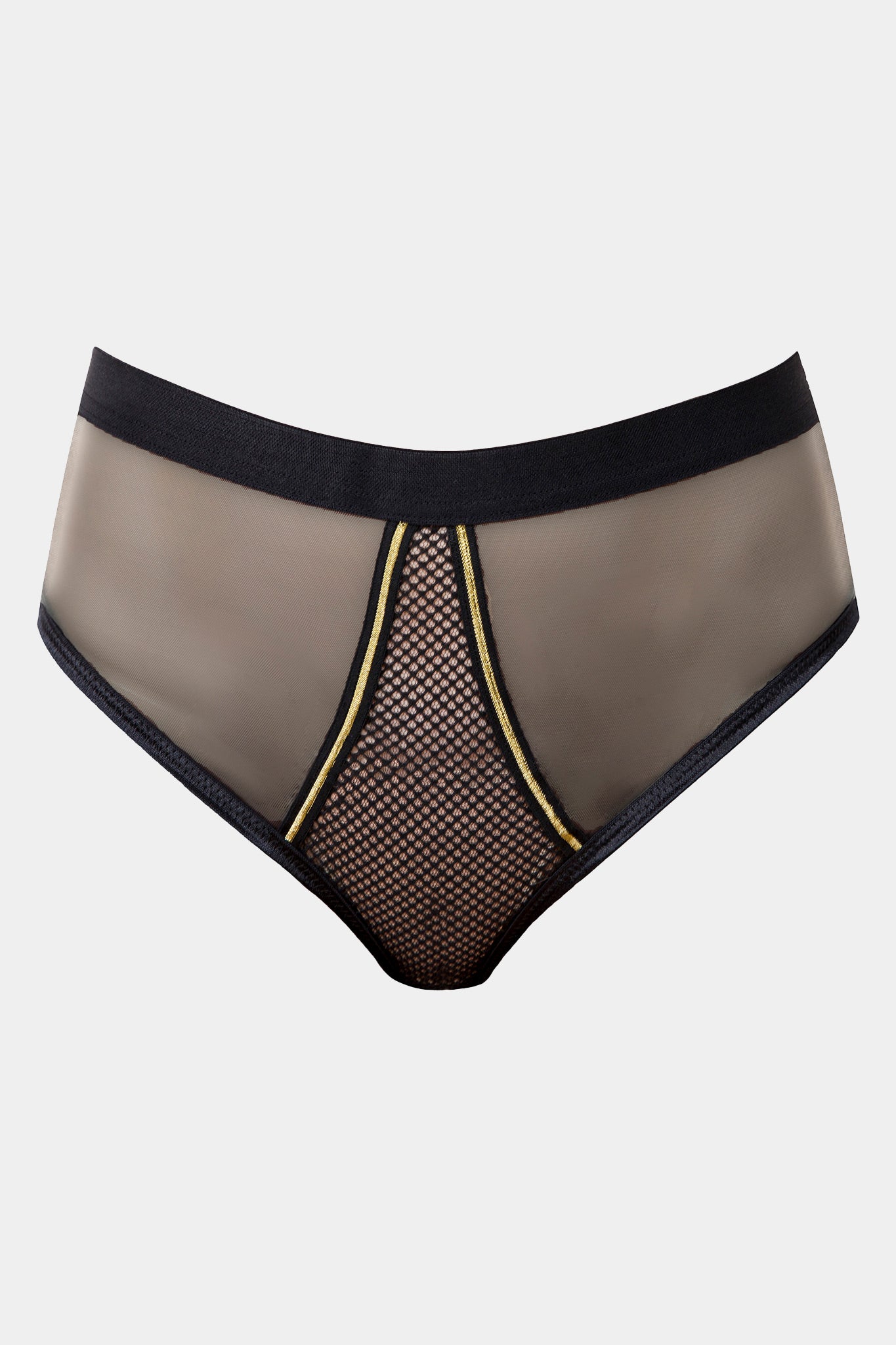 PANTY - BLACK QUEEN - BLACK GOLD