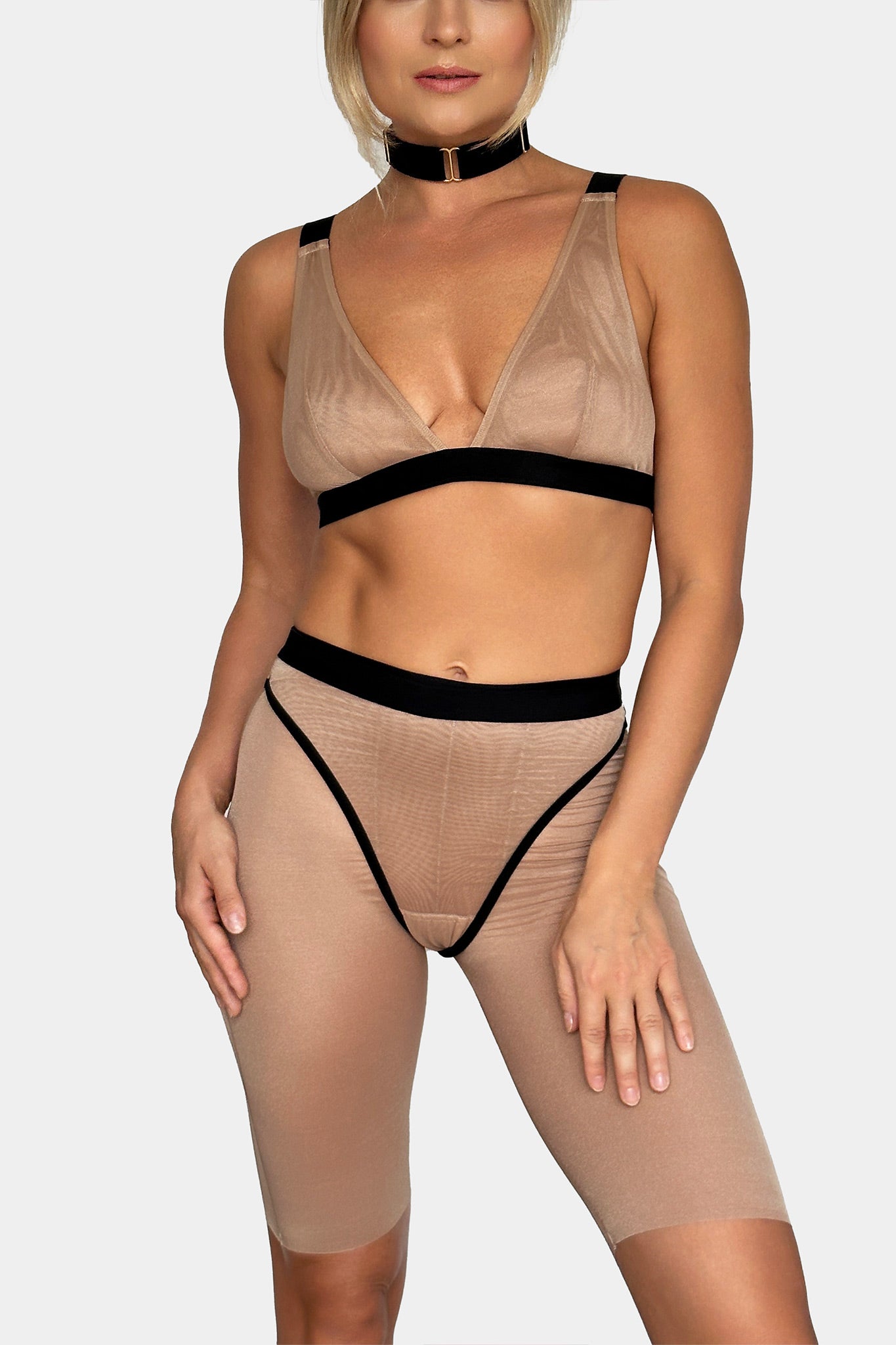 TRIANGLE BRA - COFFEE LATTE - COFFEE BLACK
