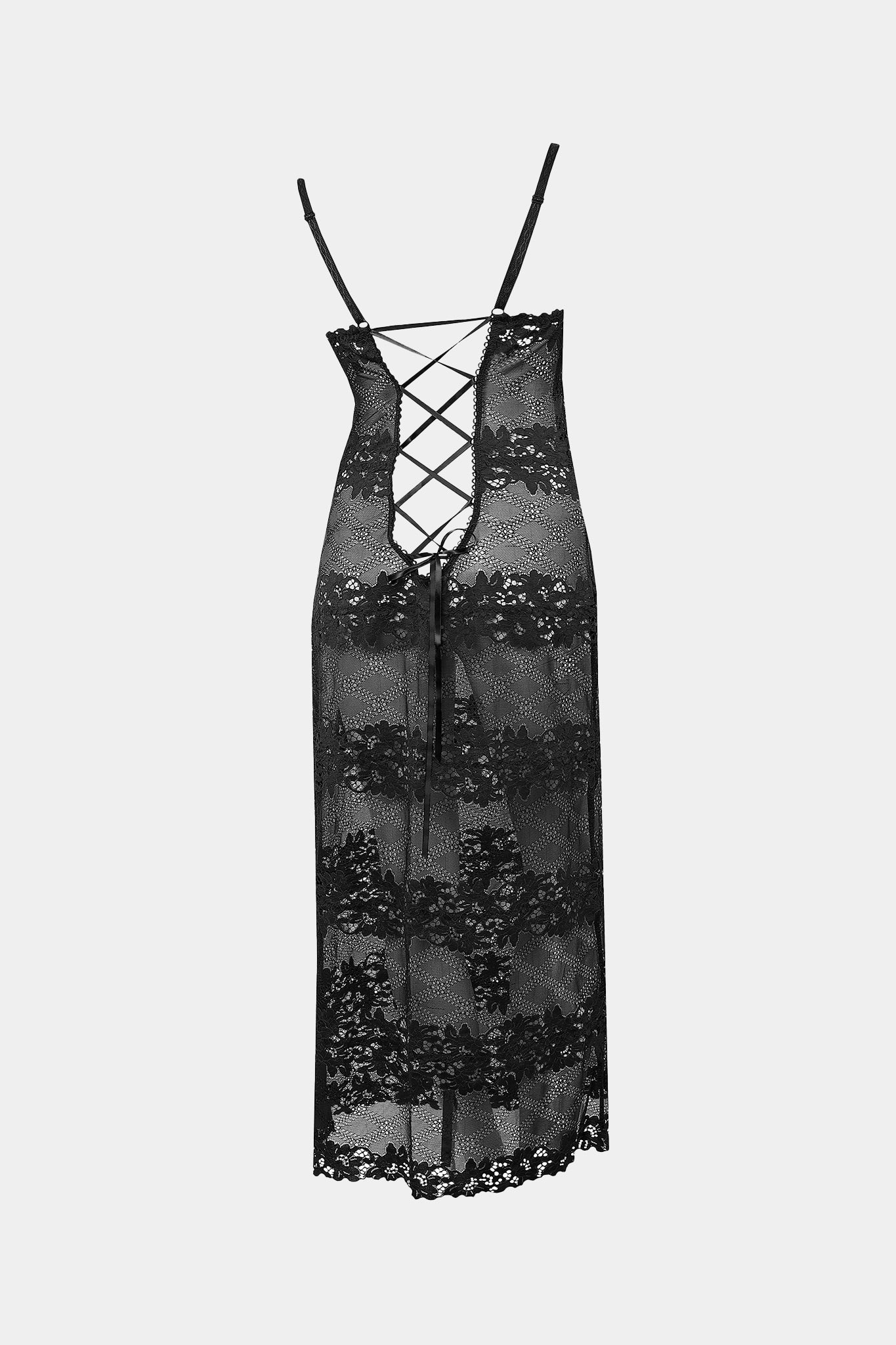 SLIP LONG - DANIELLA - BLACK