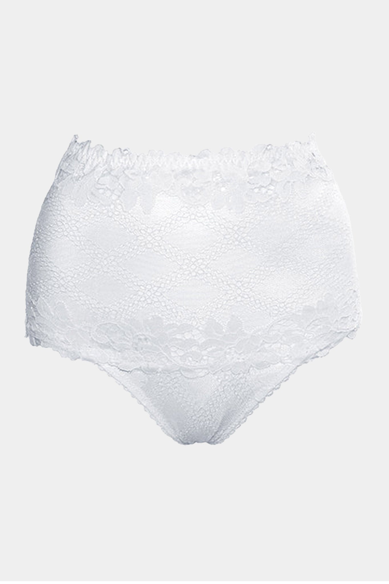Daniella - White - High-waisted panty
