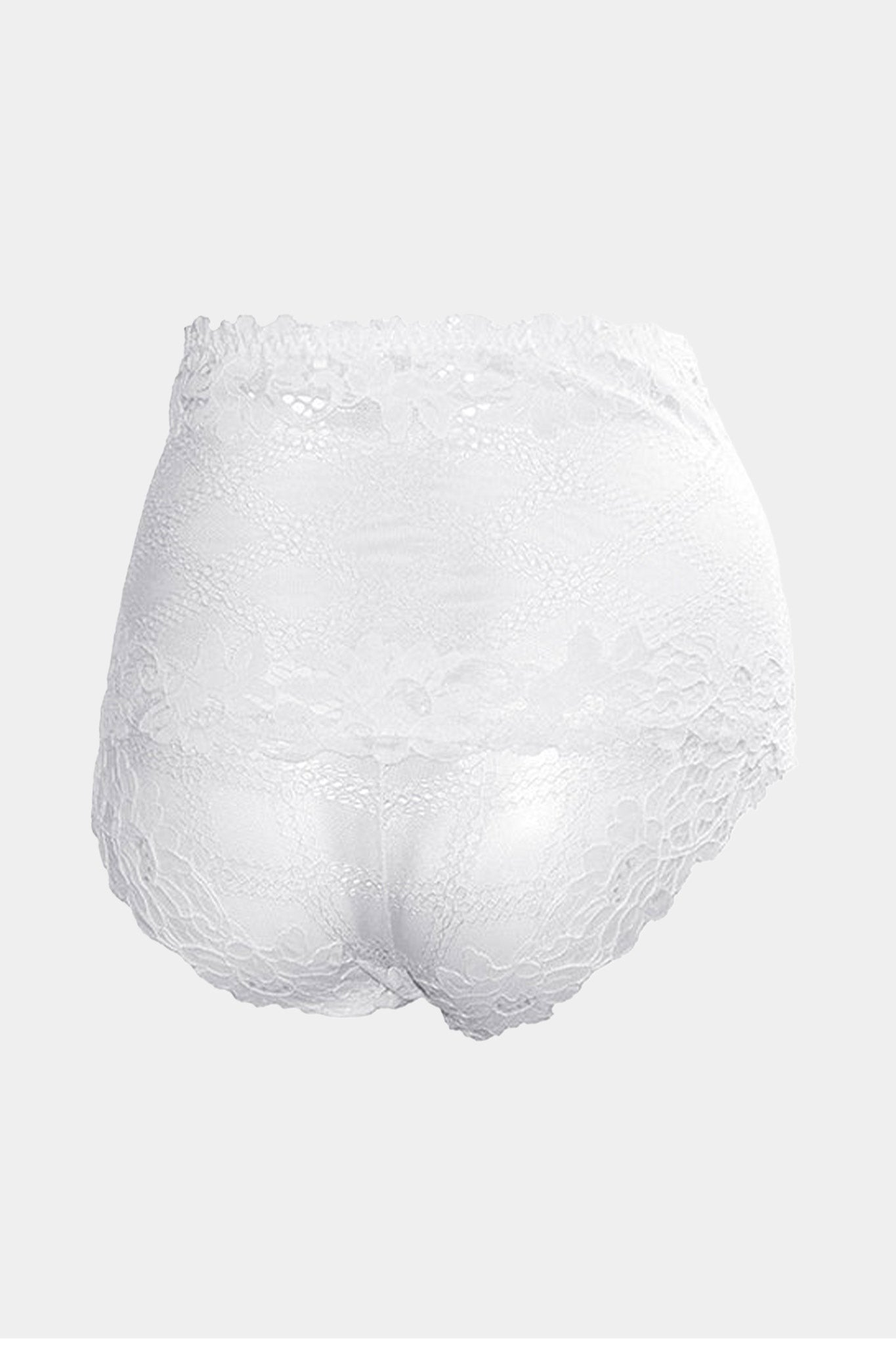 HIGH-WAIST PANTY - DANIELLA - WHITE