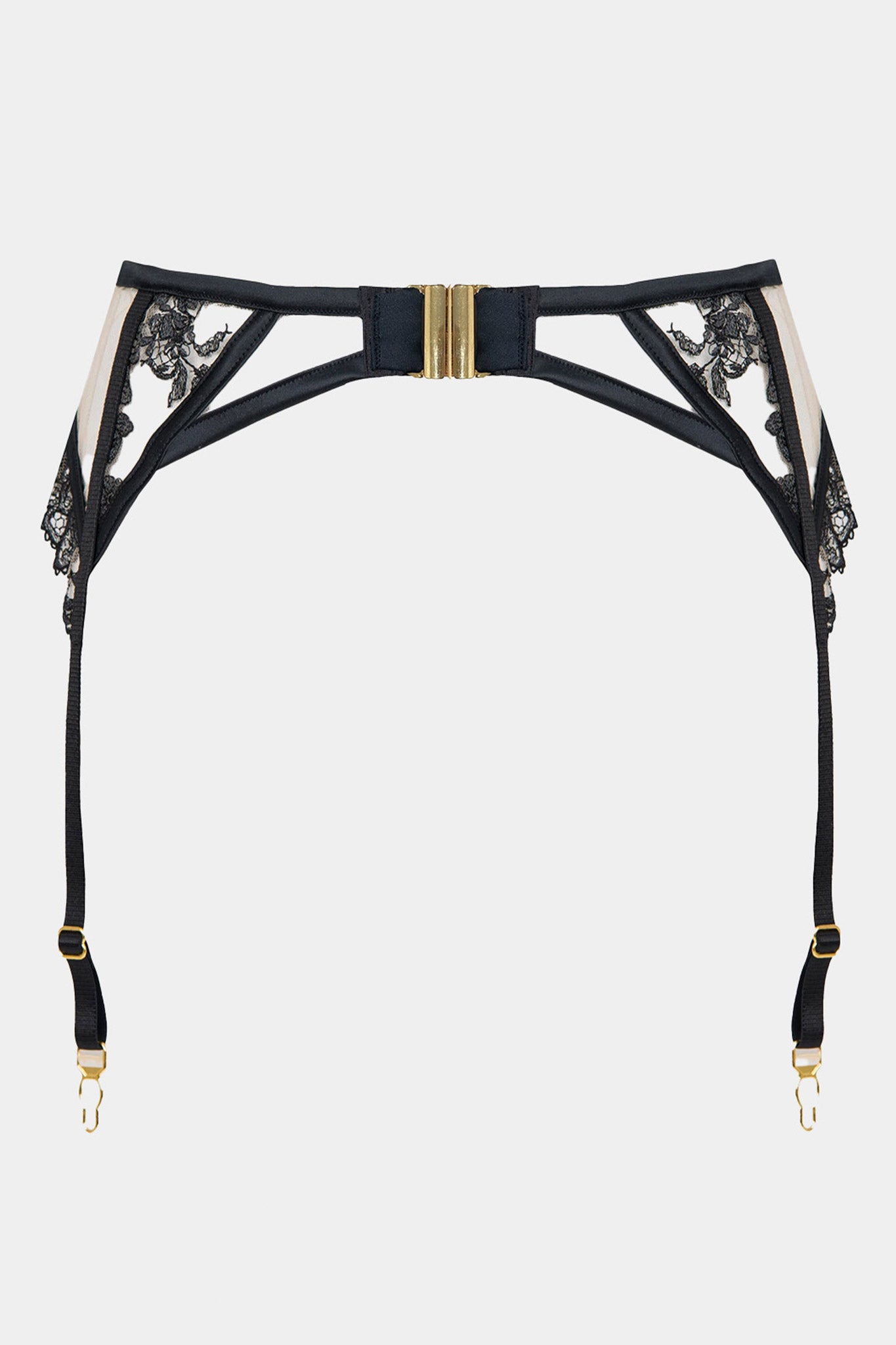 SUSPENDER BELT - EQUADOR - BLACK