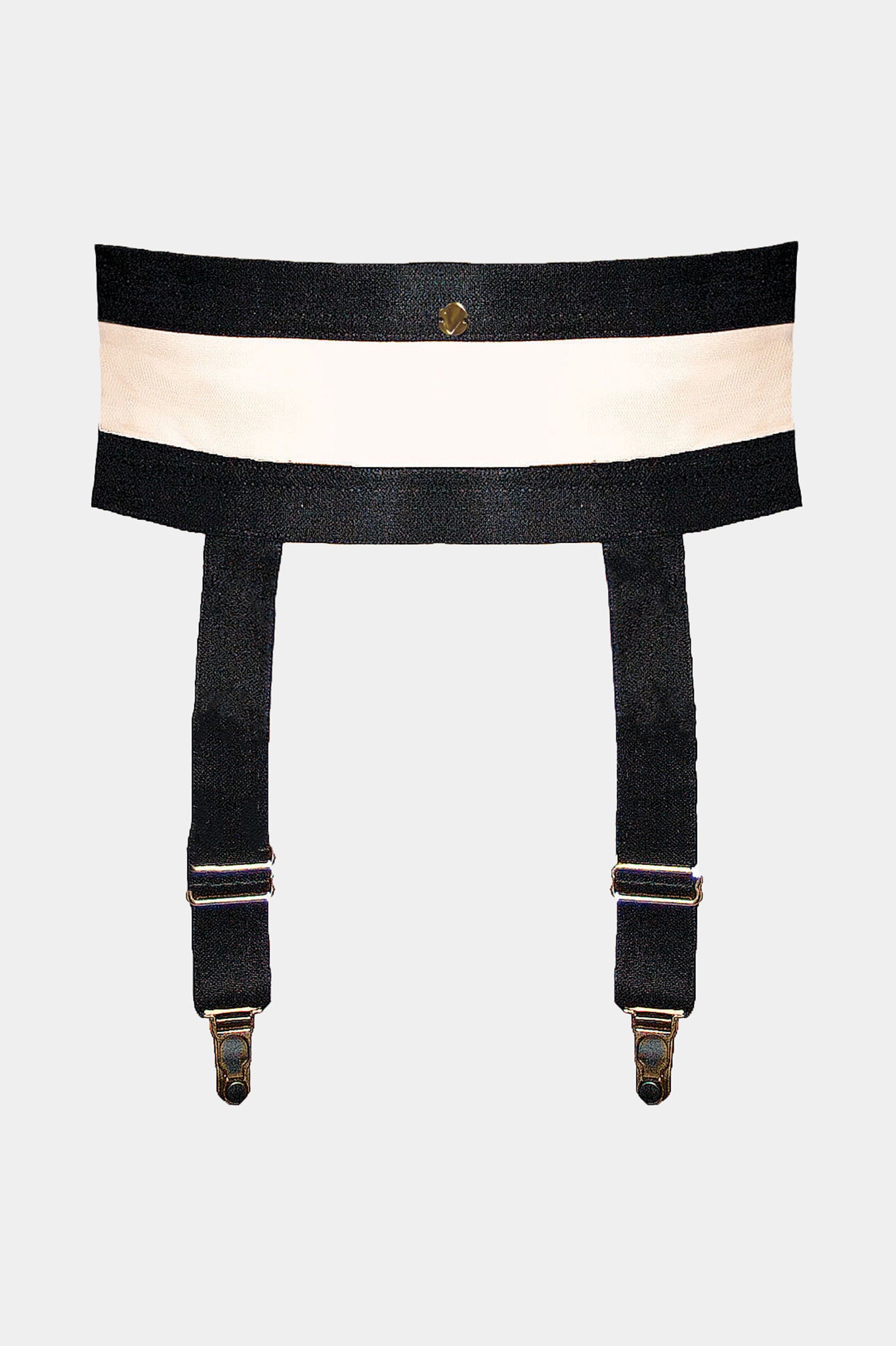 SUSPENDER BELT - ERIDA - BLACK