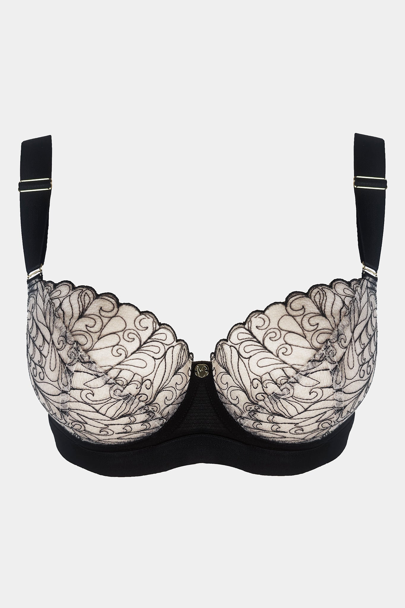 Erida - Black - Underwired bra with soft cups