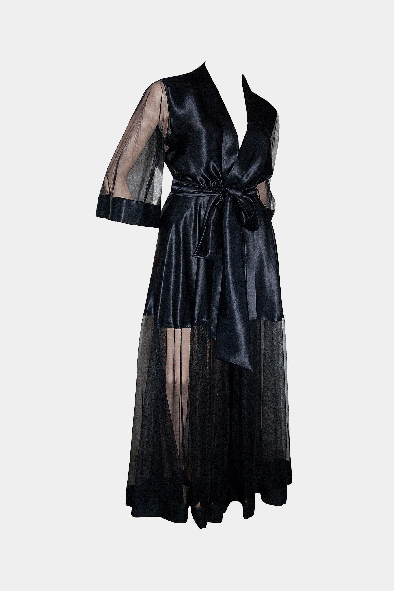 HENRIETTA - BLACK - KIMONO