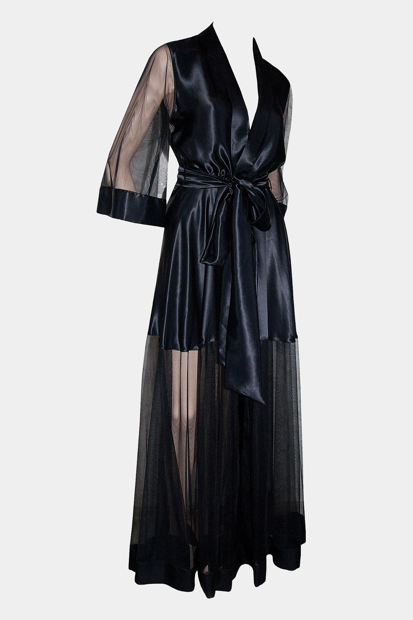 HENRIETTA - BLACK - KIMONO