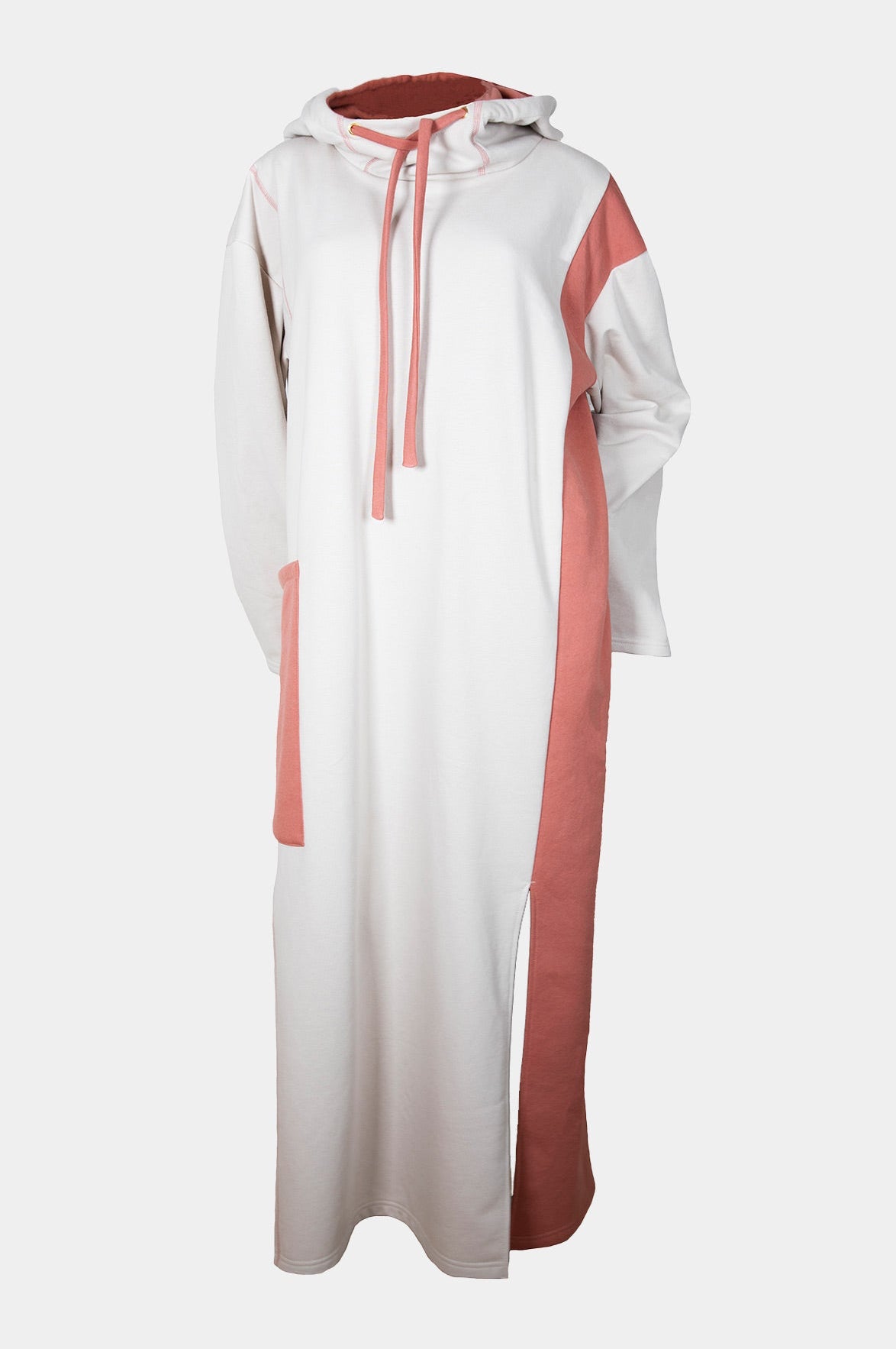 HOODY - BEIGE/PINK - DRESS
