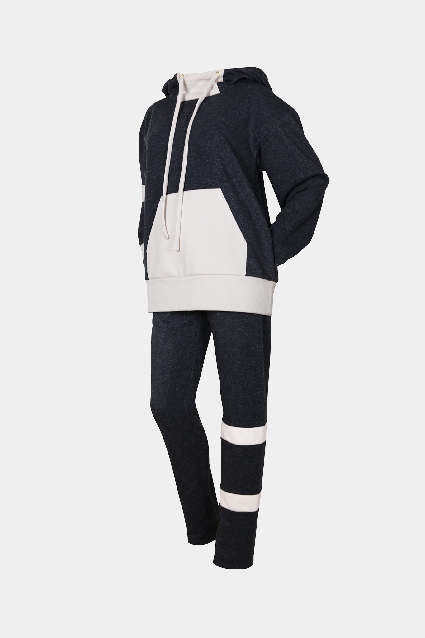 PANTS - HOODY - GREY/BEIGE