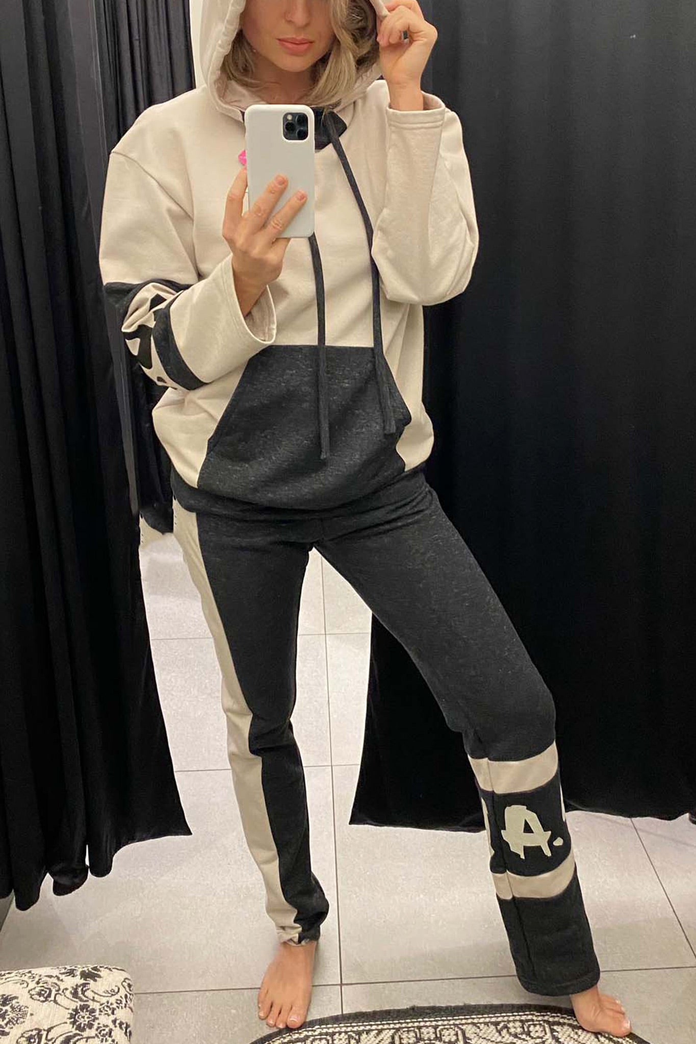 PANTS - HOODY - GREY/BEIGE