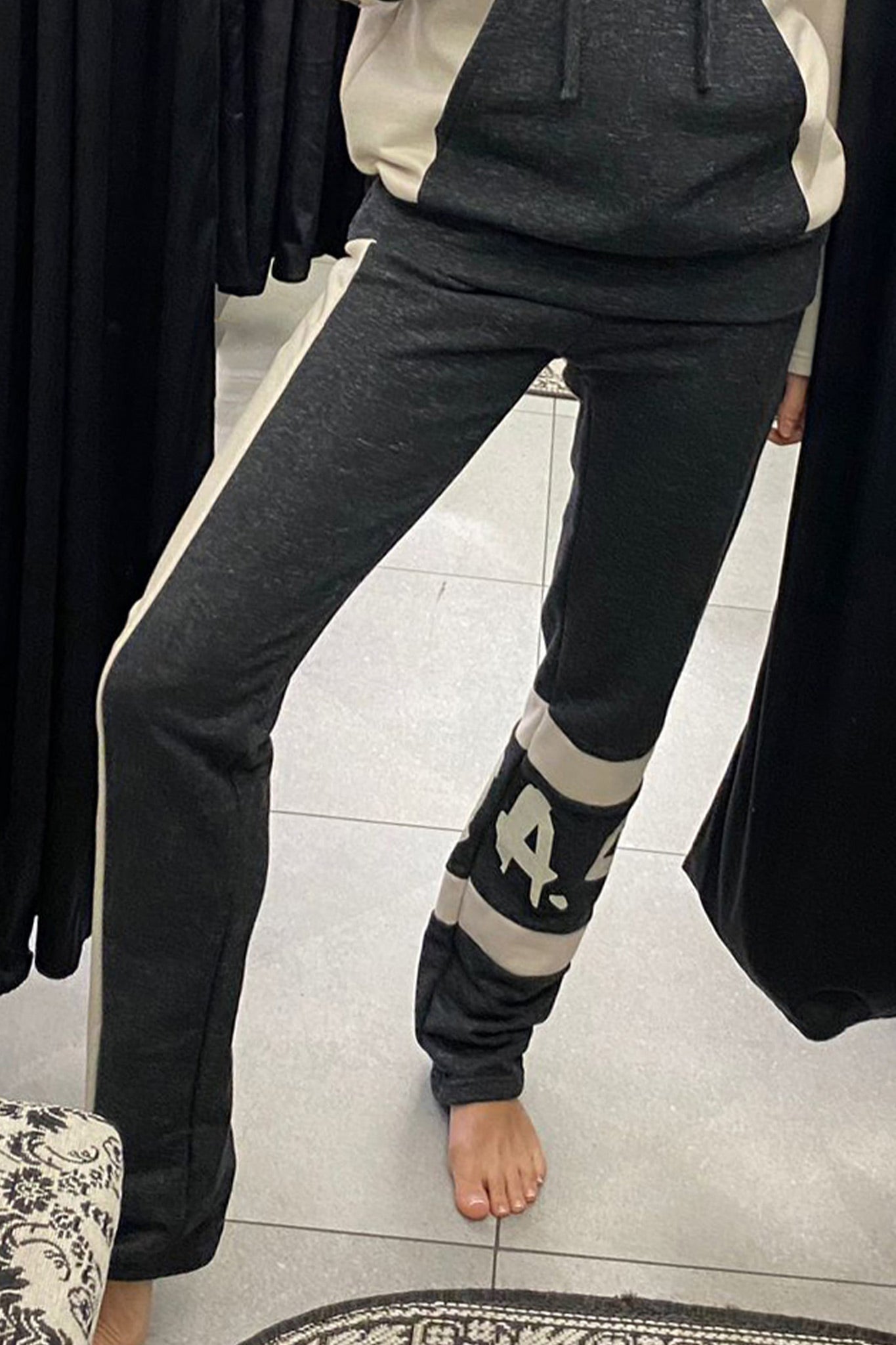 PANTS - HOODY - GREY/BEIGE