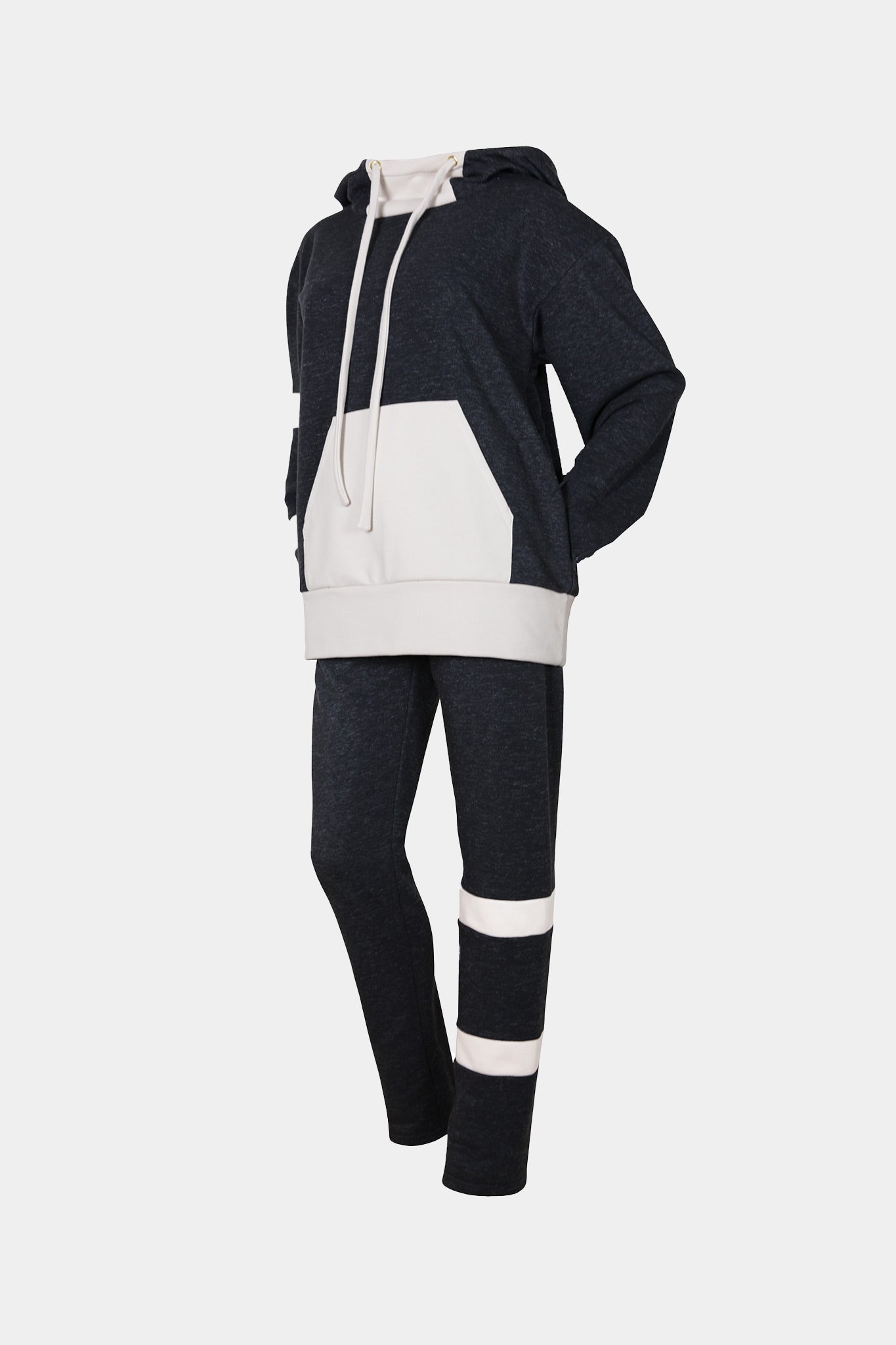 HOODY - HOODY - GREY/BEIGE