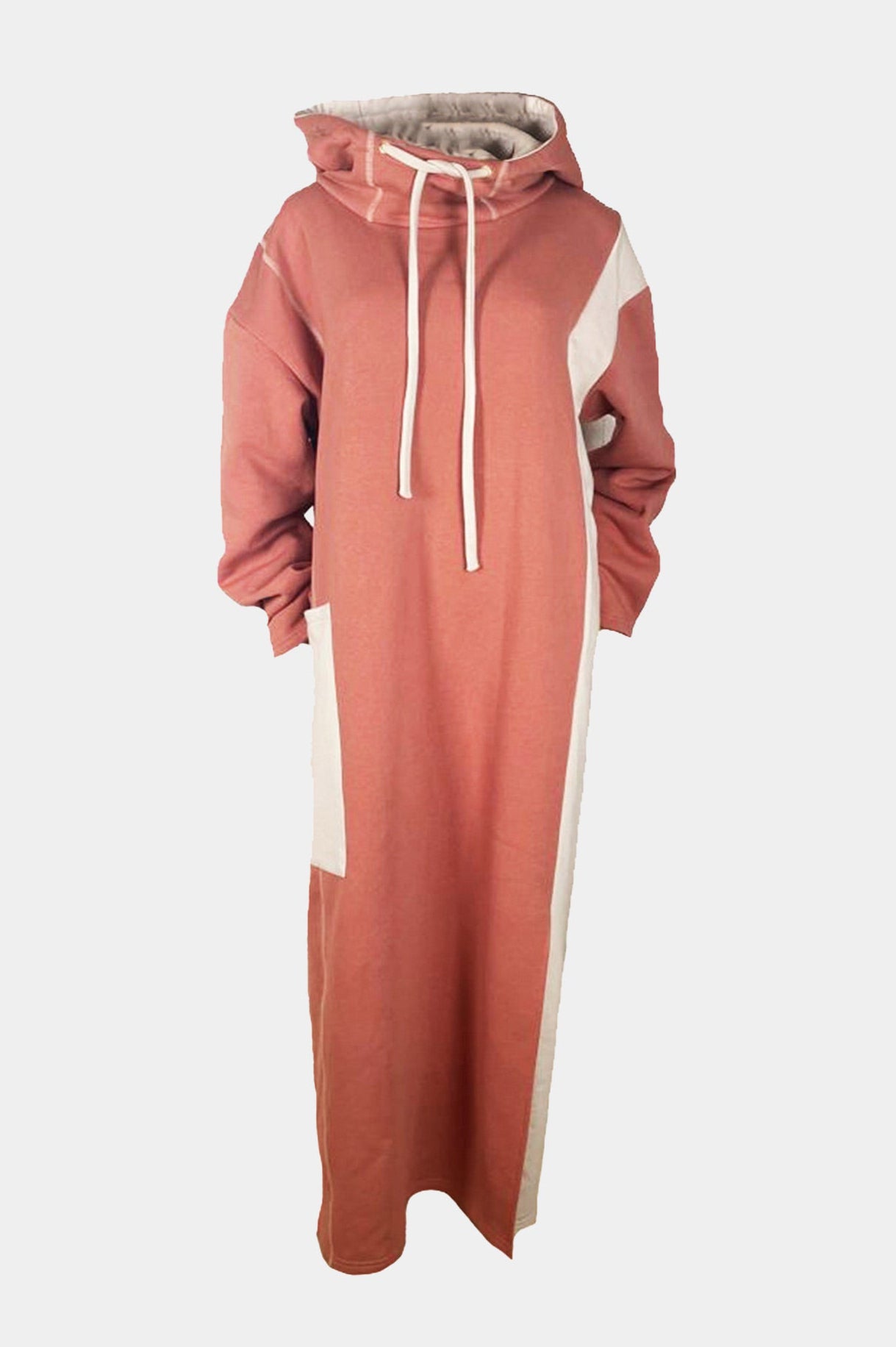 HOODY - PINK/BEIGE - DRESS