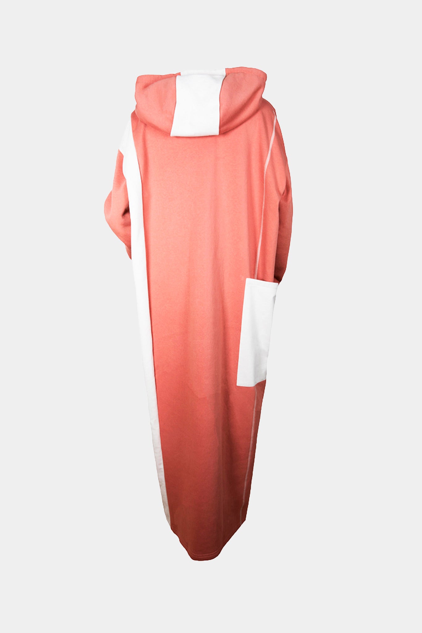 DRESS - HOODY - PINK/BEIGE