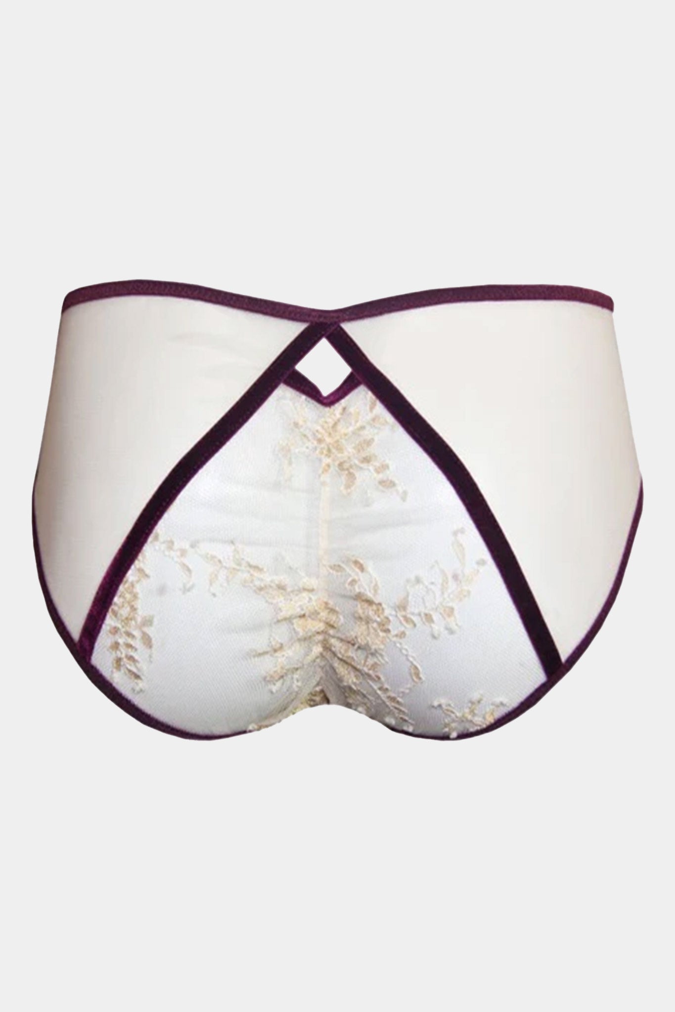 JACQUELINE - MILK/BORDO - PANTY