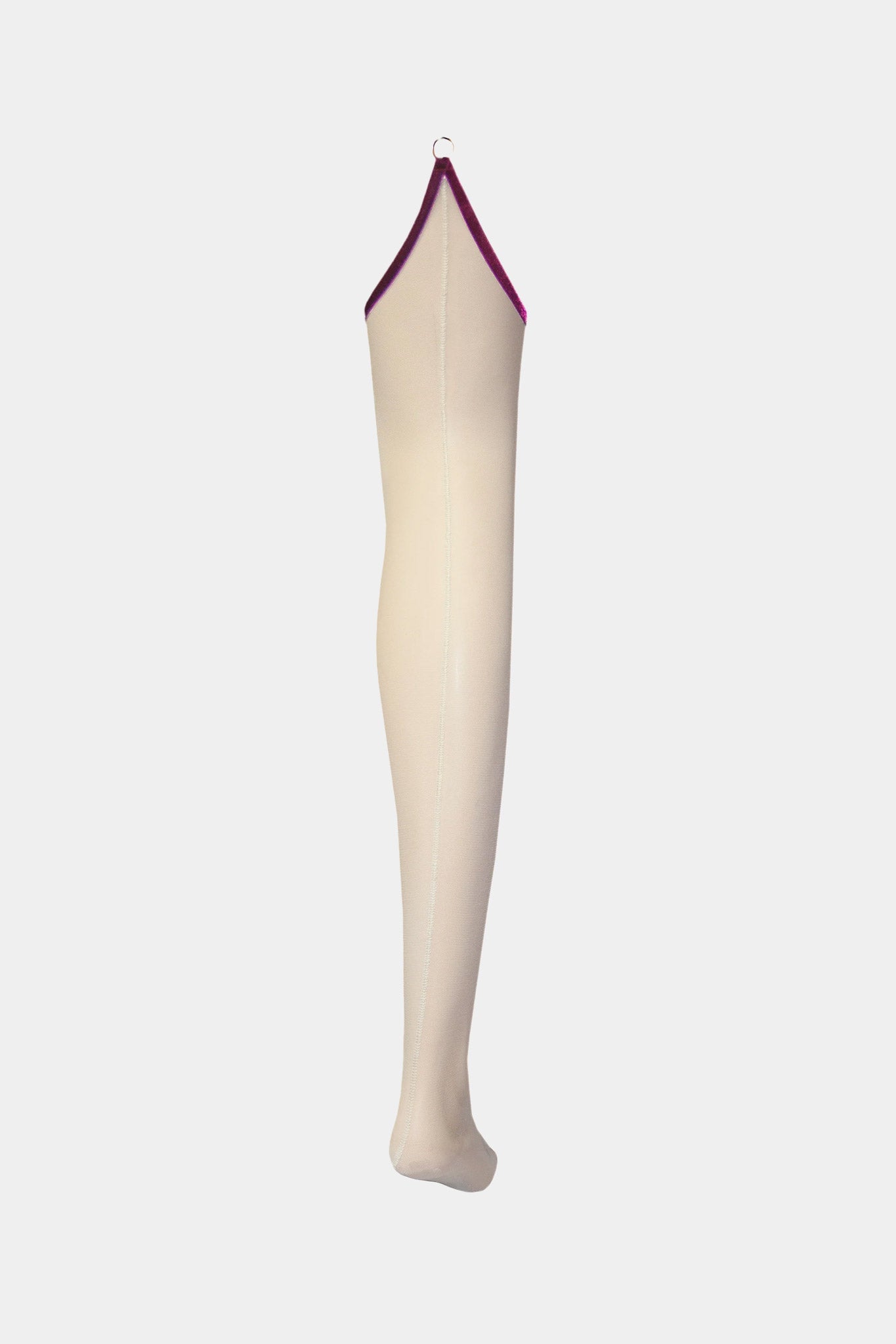 STOCKINGS - JACQUELINE - MILK/BORDO