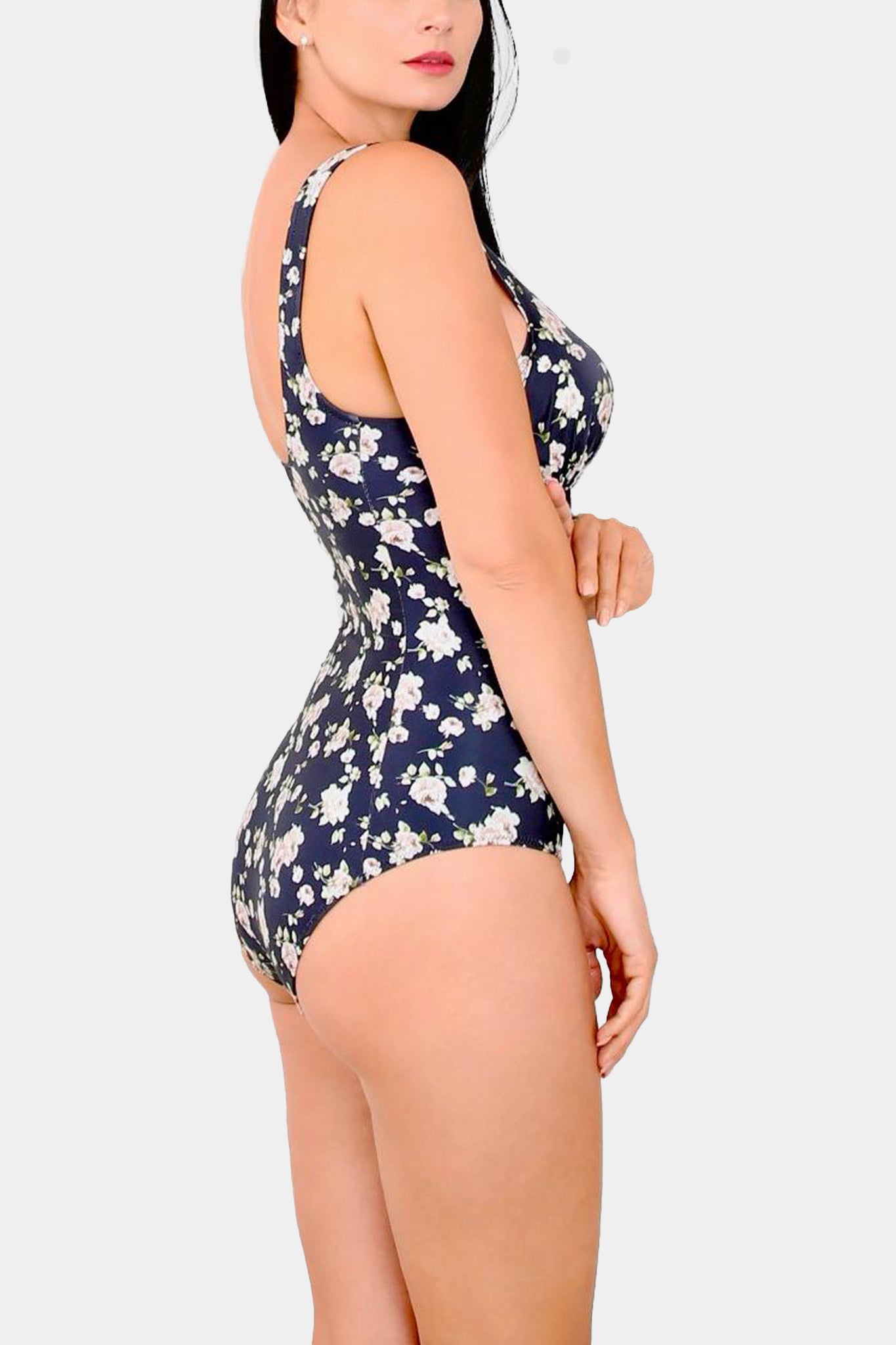 Einteiler - JASMINE - SCHWARZER PRINT