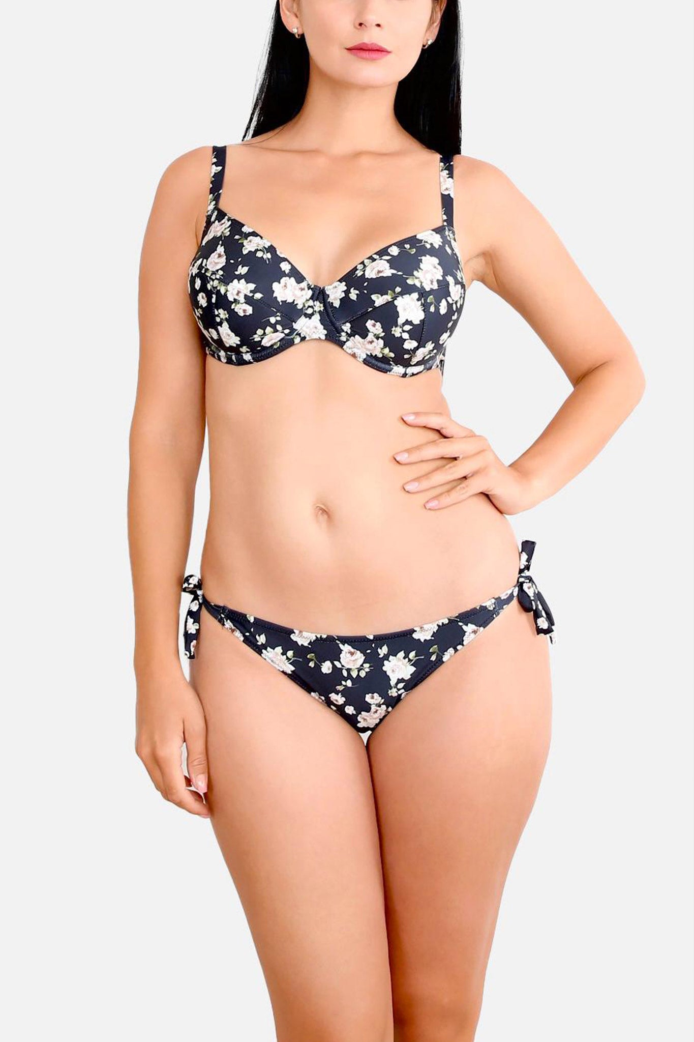 Semi SWIMBRA - JASMINE - SCHWARZER PRINT