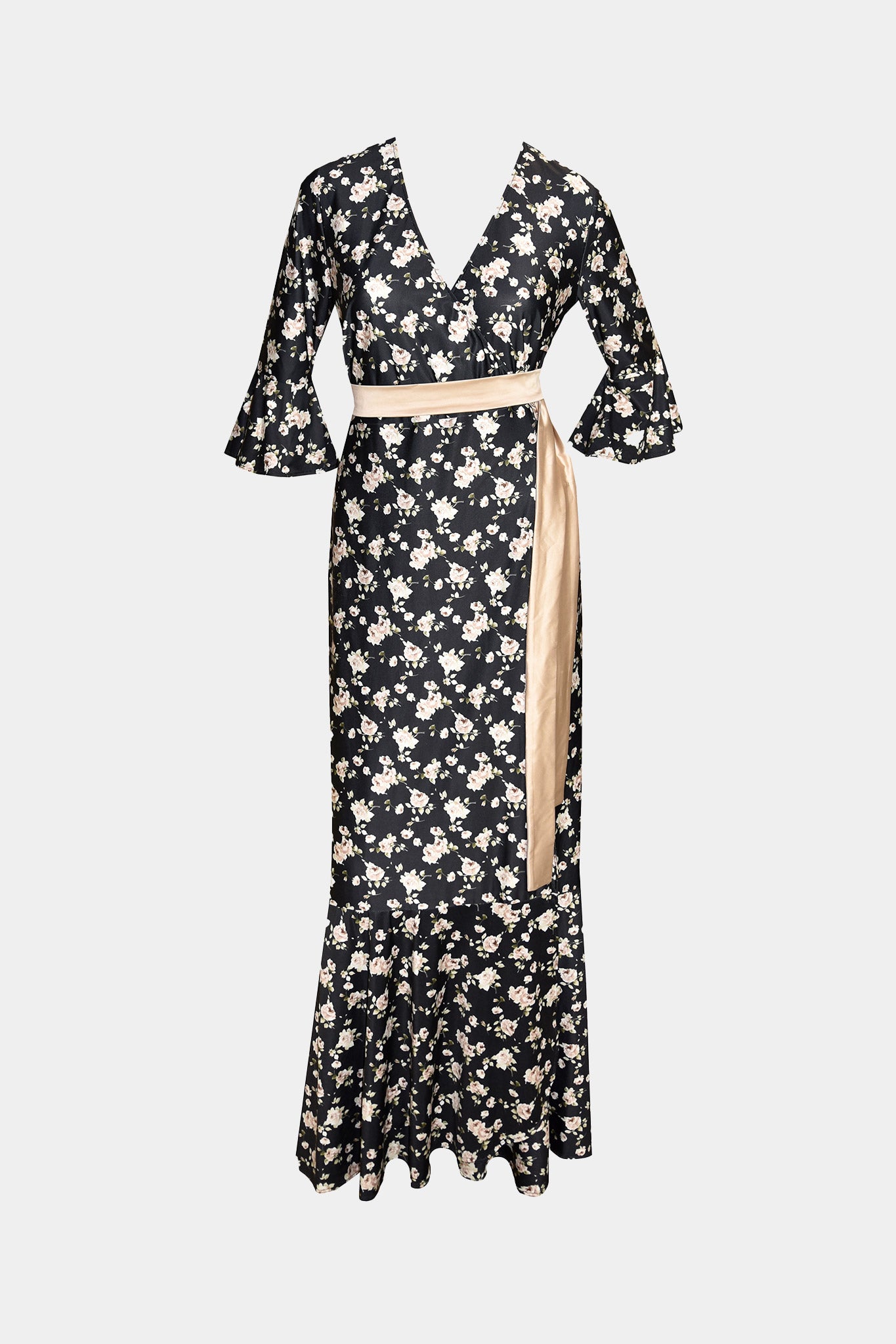 DRESS - JASMINE - BLACK PRINT