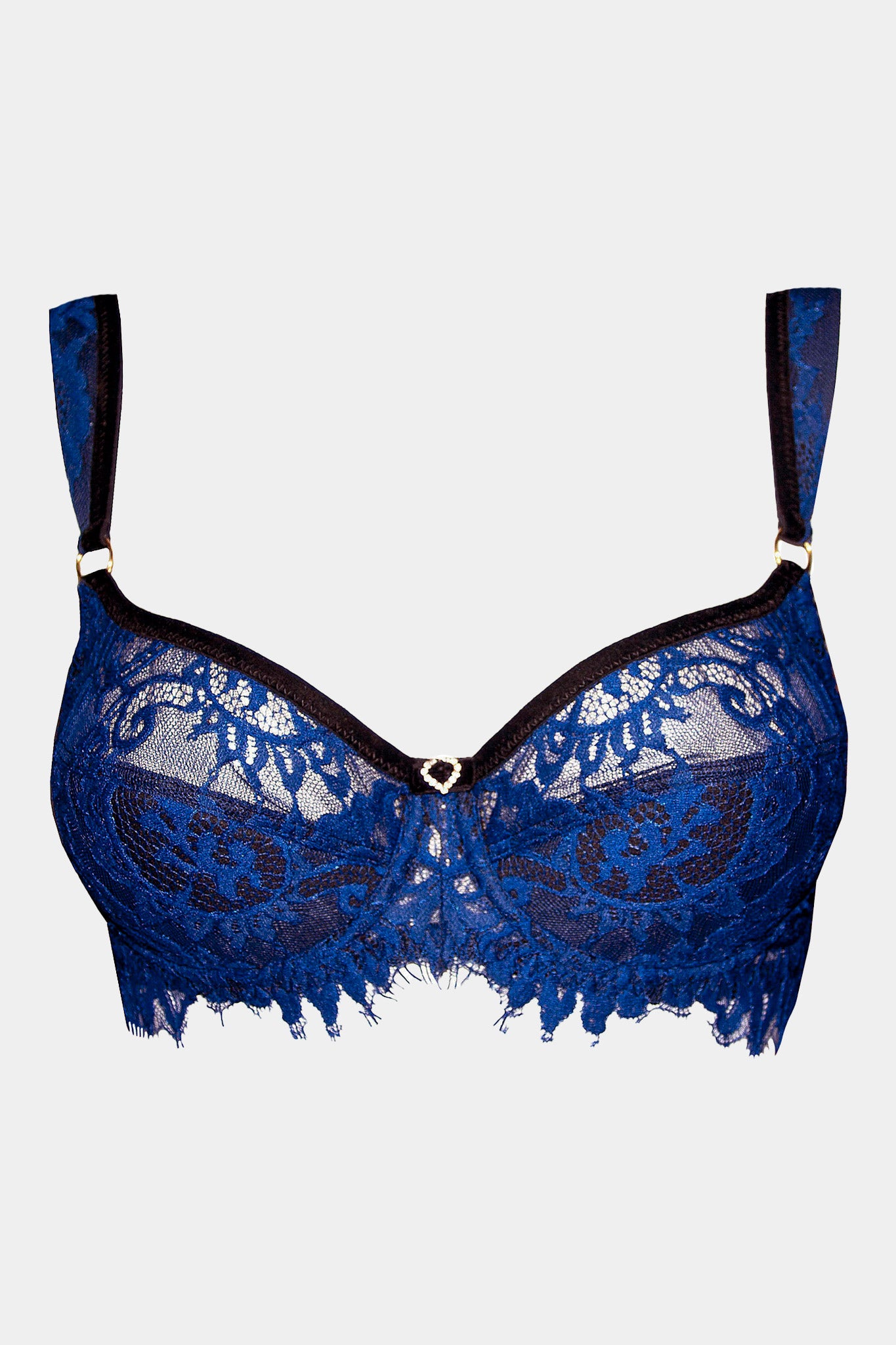 LABELIA - BLUE - BRA SEMI