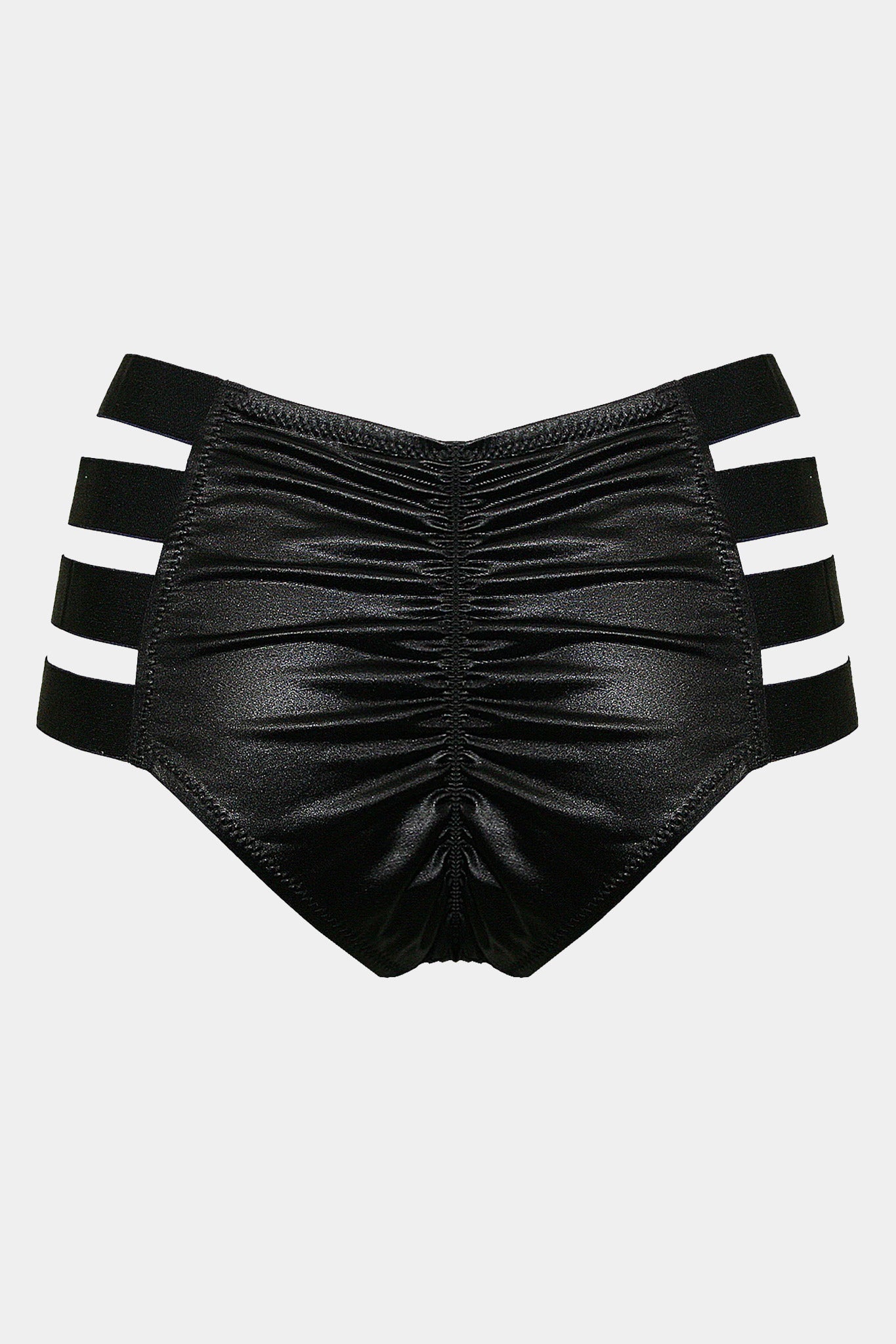 Hoch taillierter Slip SWIM - NOELLE - SCHWARZ
