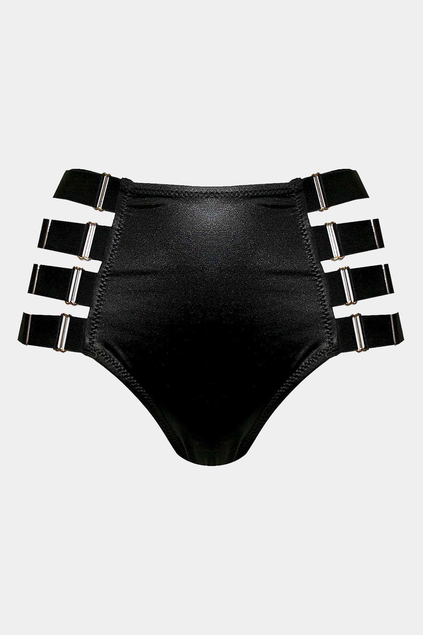 Hoch taillierter Slip SWIM - NOELLE - SCHWARZ