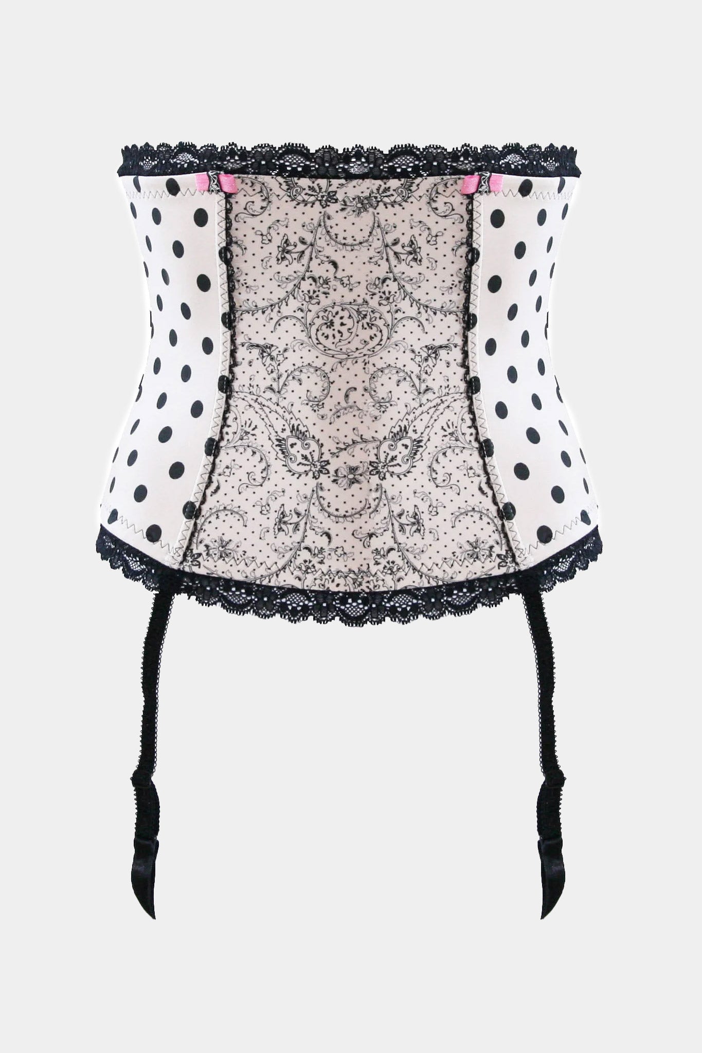 SUSPENDER BELT - POLINA - PRINT
