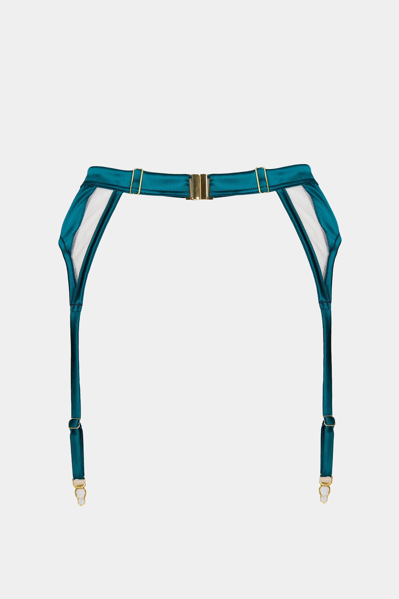 SUSPENDER BELT - ROYAL SAPPHIRE - GREEN