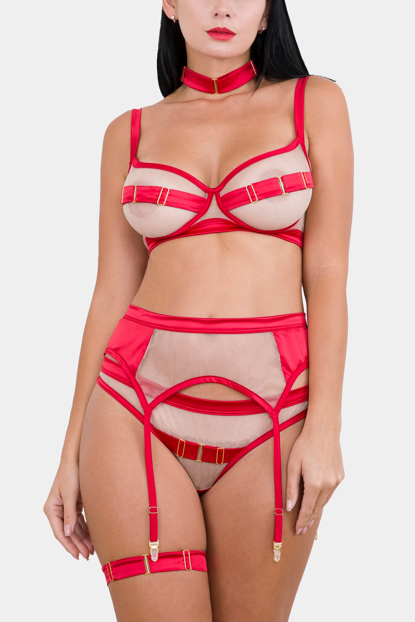 SOFT CUP BRA - ROYAL SAPPHIRE - RED