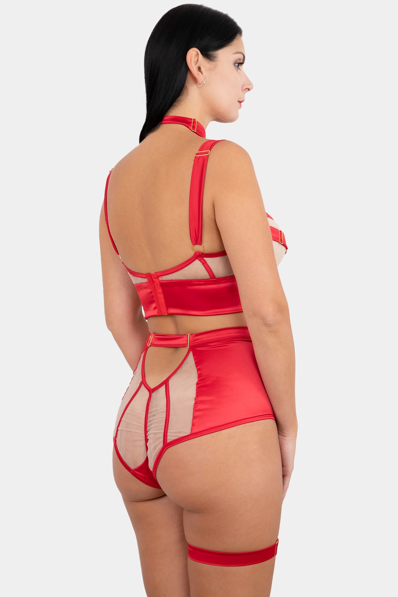 PUSH-UP BRA - ROYAL SAPPHIRE - RED