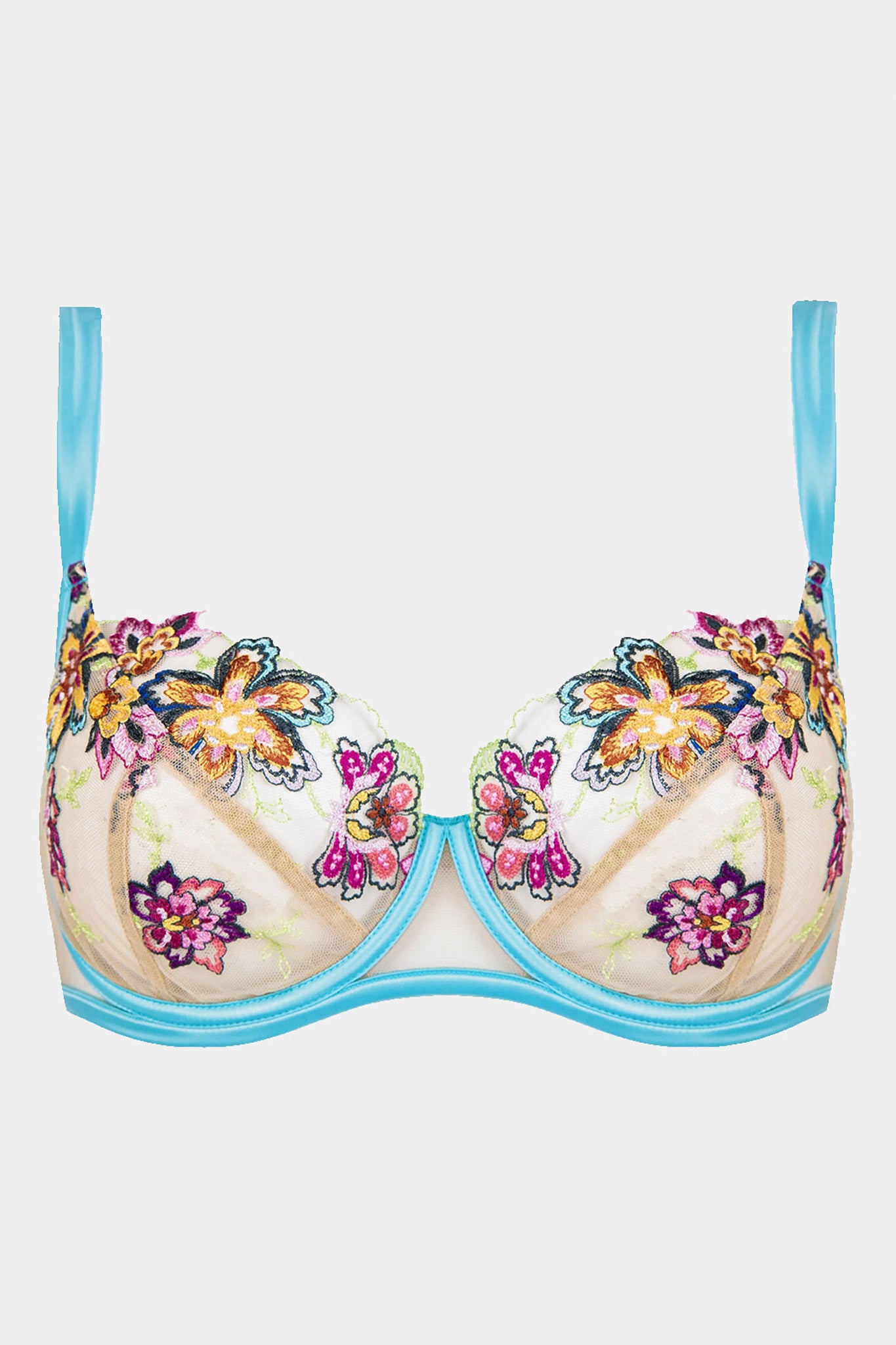 SOFT CUP BRA - SUMMER SOUL - BLUE
