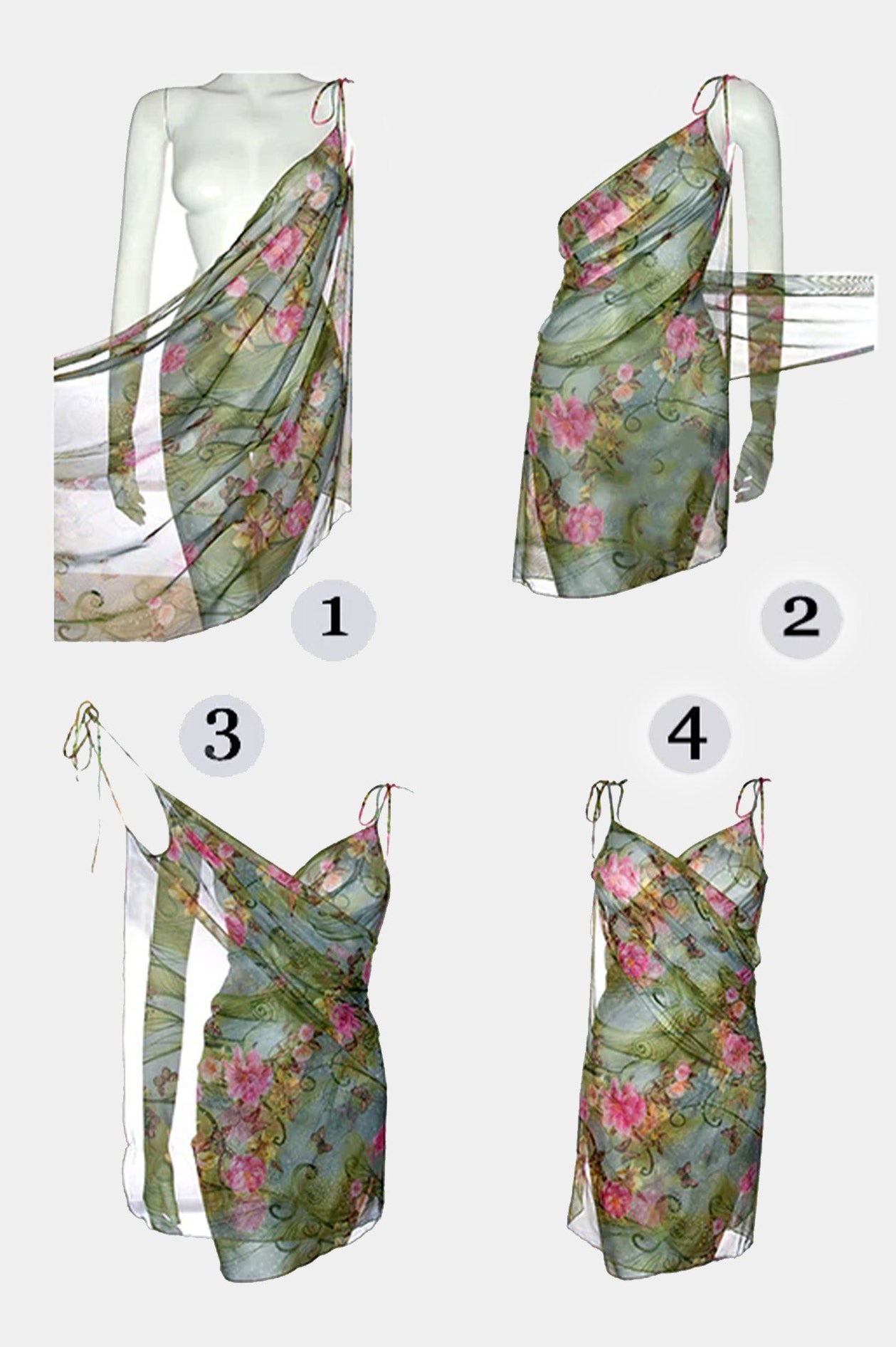 SUN ON THE BEACH - GREEN - TUNIC